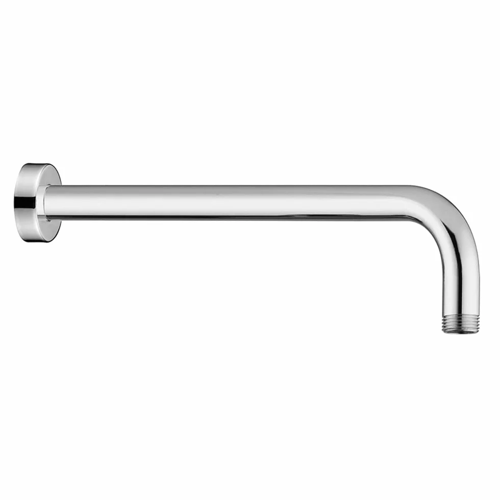 Inbagno Soffione Doccia Braccio Parete Acciaio Inox 304 Rotondo Ugelli Anticalcare