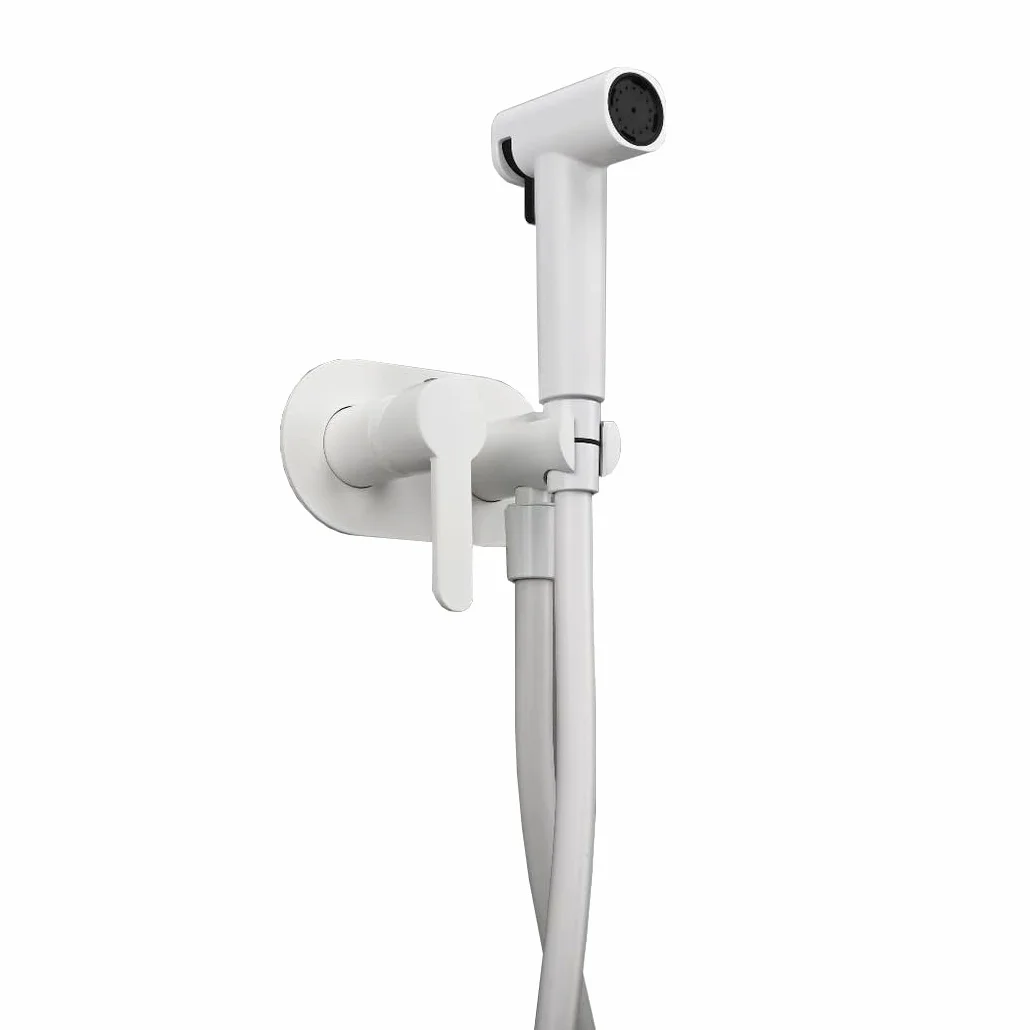 Doccino Per Bidet Per Wc Doccetta Per Wc A Parete Doccetta Per Bidet Wc Maniglia Singola grigio Canna Di Fucile tubo Di Gomma