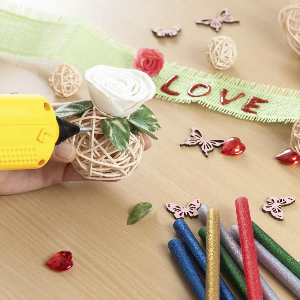 Stick di colla a caldo glitter 50 pezzi Ø 11 mm