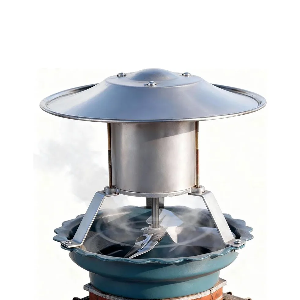 Ventilatore per camino, ventola di scarico per stufa a legna, 120 W, silenzioso, in acciaio inox, facile da installare, per caldaia, forno