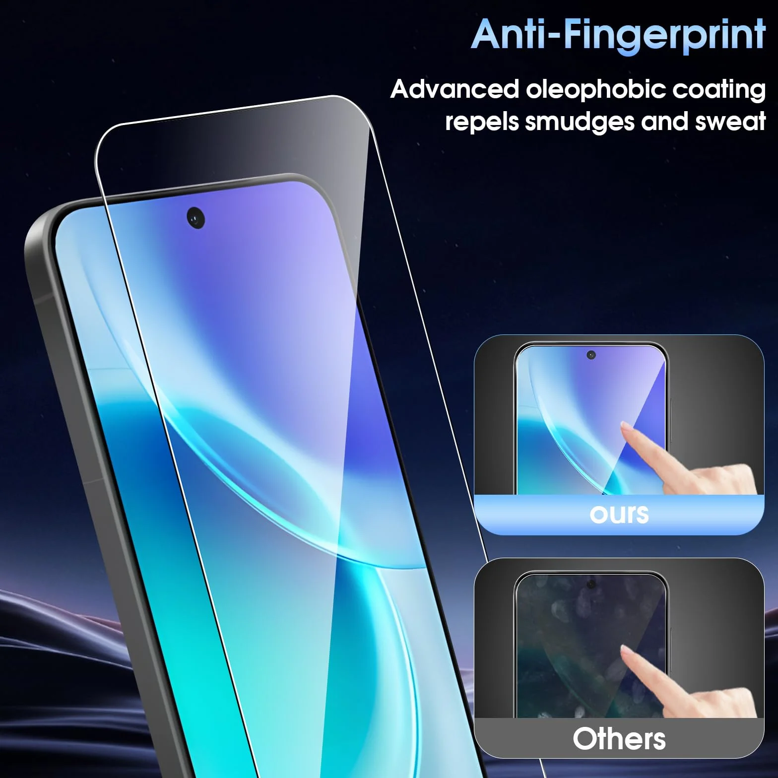 QULLOO per VIVO X300 Vetro Temperato, [3+3 Pezzi] Pellicola Vetro Protettiva & Pellicola Fotocamera, Durezza 9H Vetrino Protezione Schermo Anti Graffio Senza Bolle