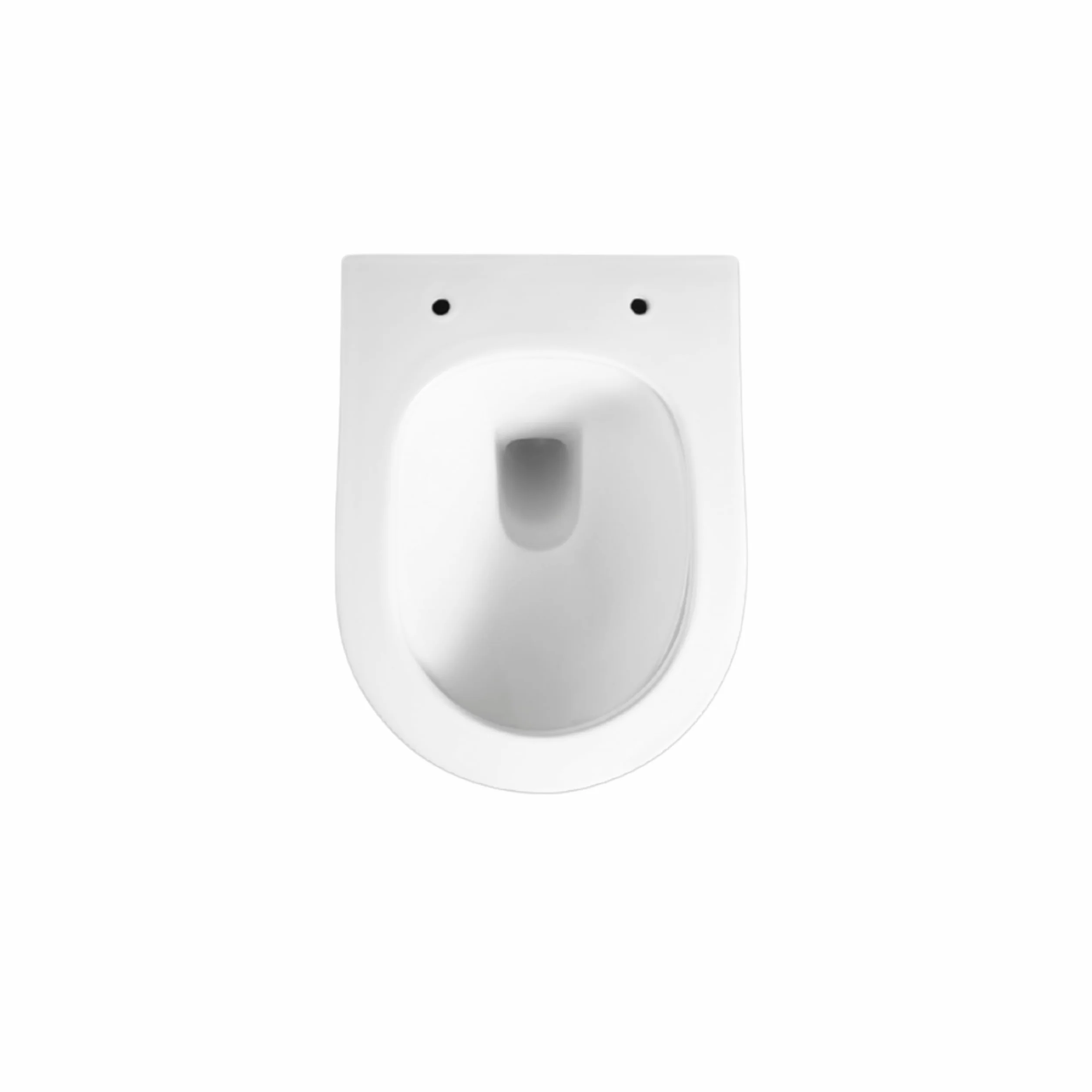 AquaUno WC sospeso senza bordo Tornado Flush 360° Toilette Rimless bianca ceramica sanitaria sedile Duroplast Soft-Close Quick-Release