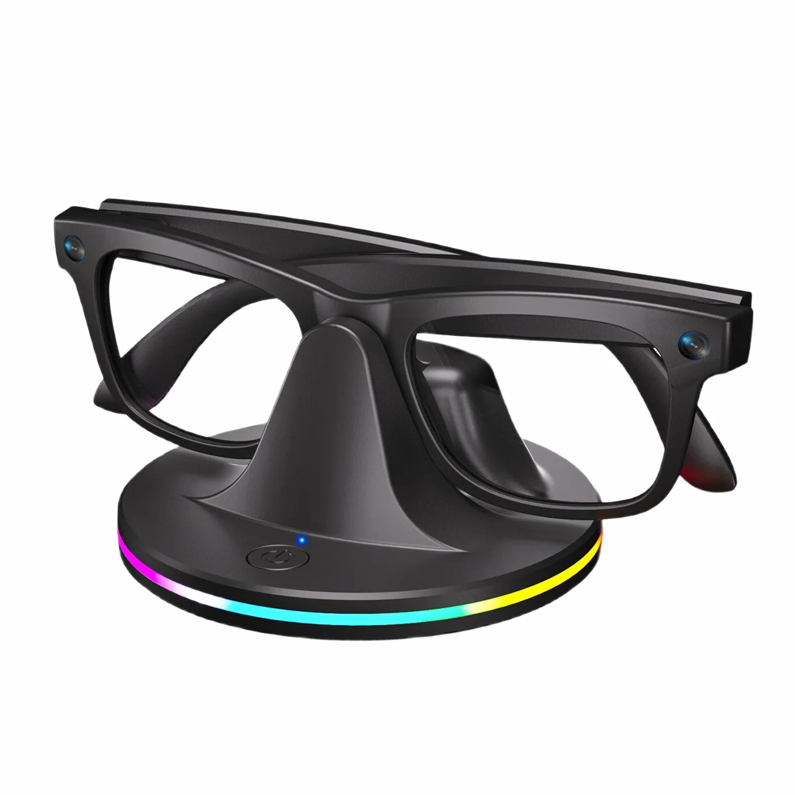 Moderna compatta per Ray Smartests Glass | Alloggiamento in ABS con ricarica sicura e Quick Power Quick Dock, piattaforma sicura, moderno compatto