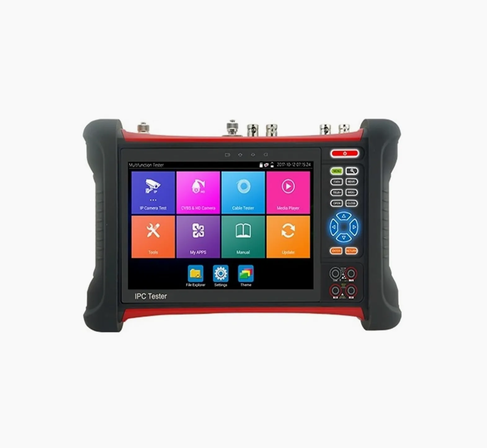 Supporto per tester CCTV per telecamera IP X7-MOVTADHS Tester Telecamera Analogica IP Monitor Tester CCTV Da 8 MP Con Analogico + LP + AHD + CVI + TVI + SDI Tester CCTV Multifunzione 6 In 1