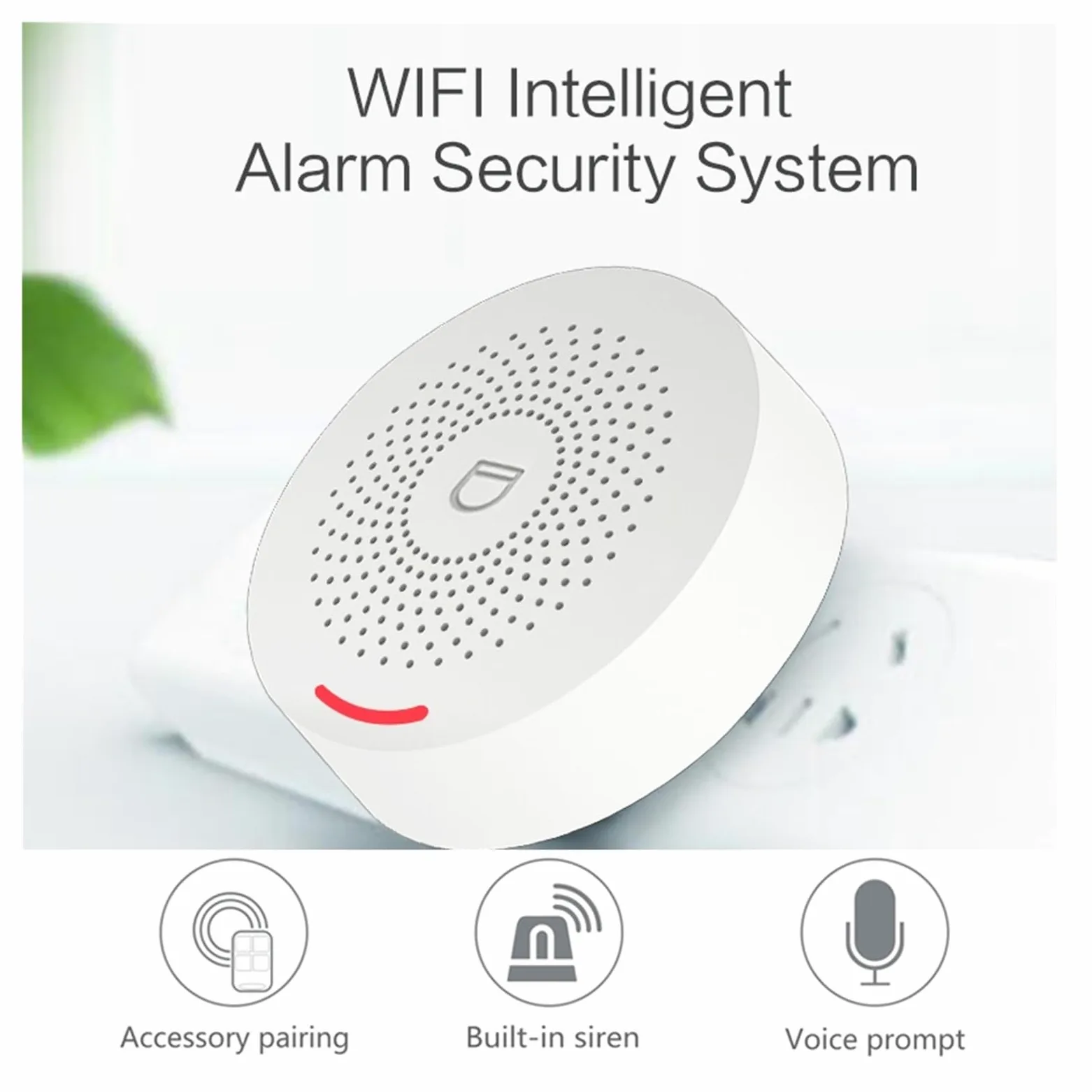 di allarme WiFi Kit antifurto di sicurezza wireless con rilevatore di movimento Sensore porta Smart Life App Smart Home(C)