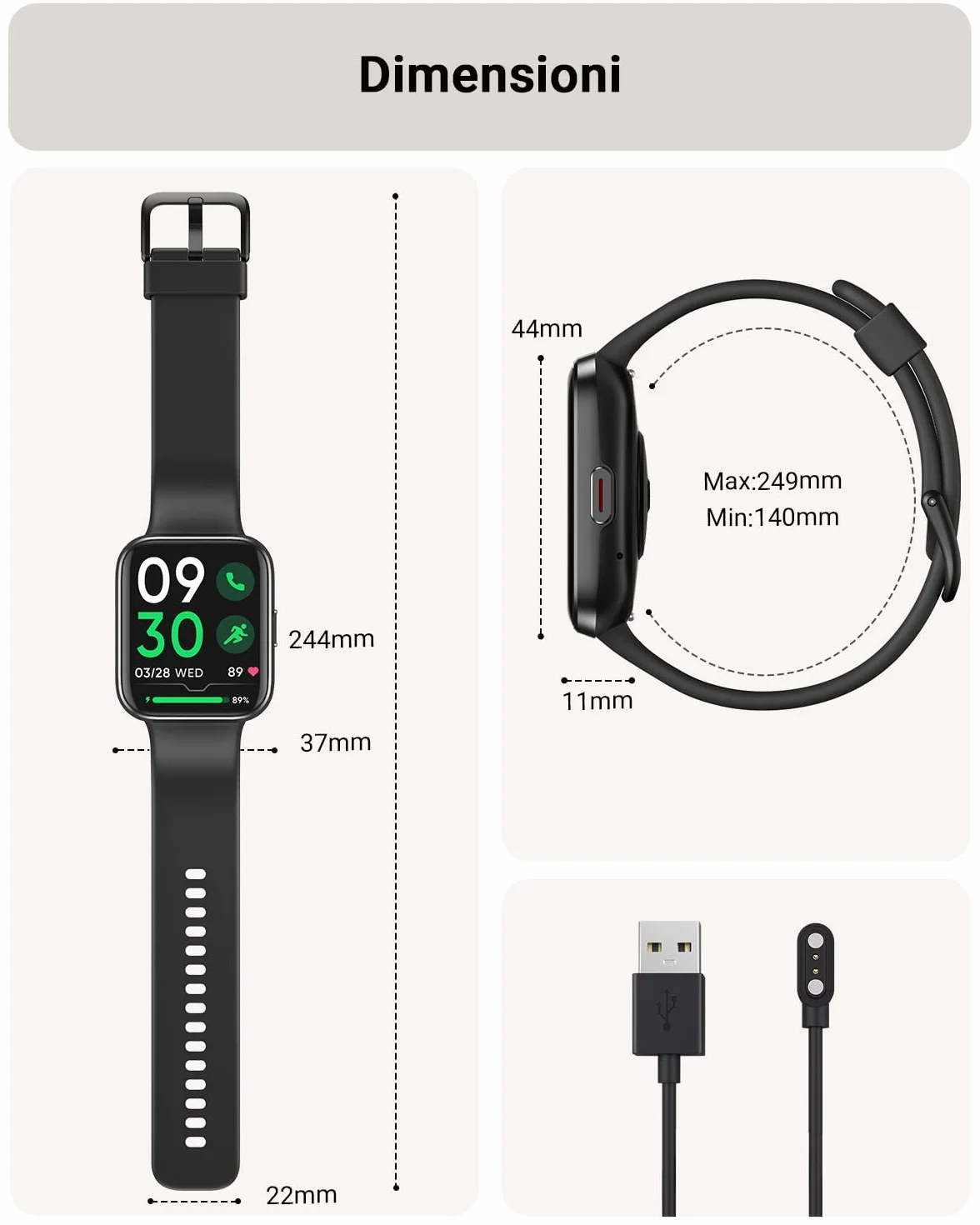 Tensky Smartwatch Uomo 1,85" Orologio Smart Watch Donna 3ATM con Chiamate, Alexa Integrata, 110+ Sport, Contapassi Monitoraggio Sonno SpO2 Frequenza Cardiaca per Samsung Android iOS