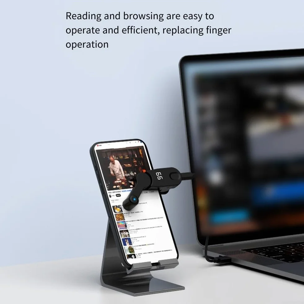 Speedy Clicking Auto Clicker 99 Click/Secondo per Mobile & Tablet Gaming e Azioni (nero)