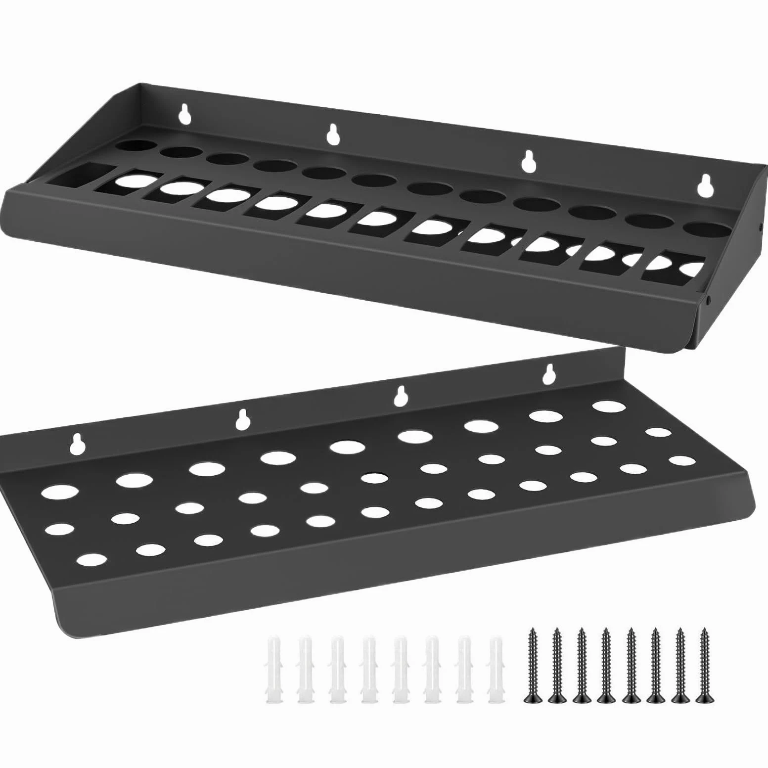 Rastrelliera Porta Cacciaviti Multifunzionale Organizer Porta Attrezzi | Rastrelliera da Parete in Ferro Robusto per Cacciaviti Multifunzionale, Portautensili per Dormitorio, Casa, Officina, Soggi