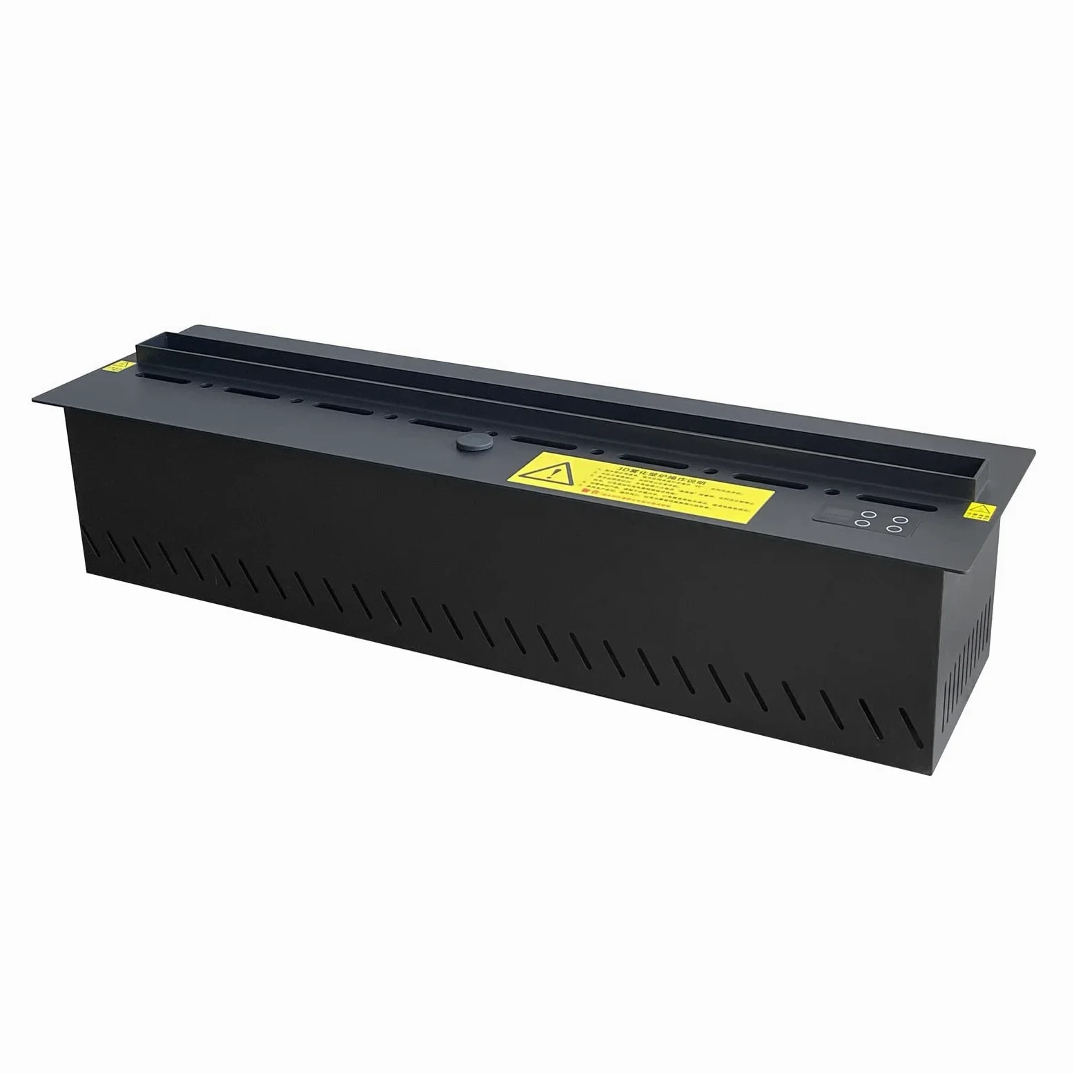 Caminetti elettrici Camino elettrico montato a parete Camino EFFETTO EFFEMENTO FIAMO CON PANNELLO METALLO REMOTO PROTEMENTO A BASSA RUMORE camino finto (Size : 100cm)