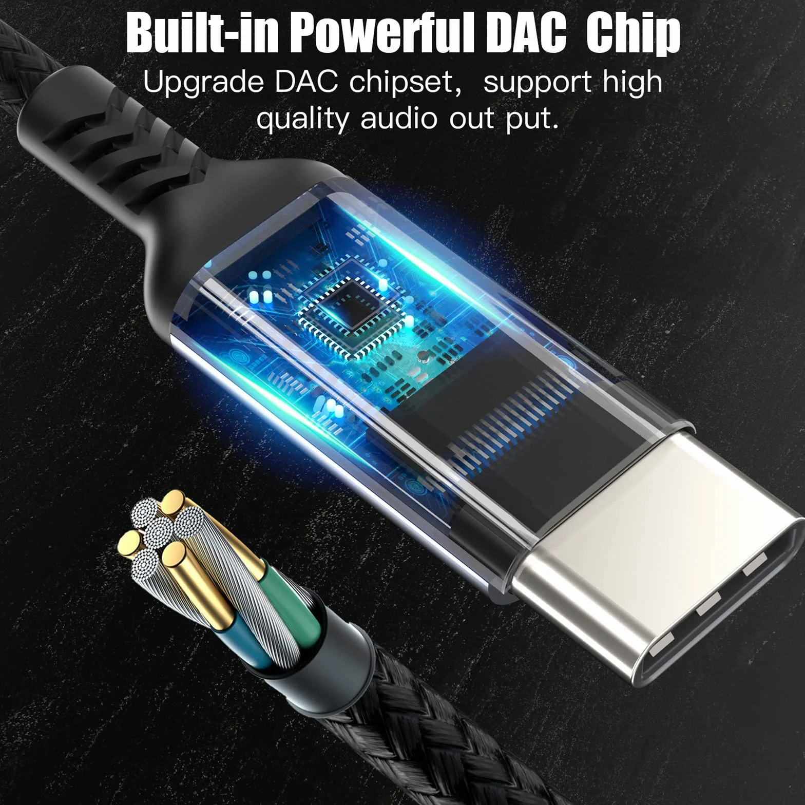 Adattatore Usb C Jack 3,5mm,Adattatore Jack Usb C Da 3.5mm,Adattatore Usb C Connettore Jack Per iPhone 17 Pro Max/17Pro/17/16/15 Samsung S24 S23 S22 Ultra Not 20 A53,Huawei P50/Pro Mate,ipad Pro Nero
