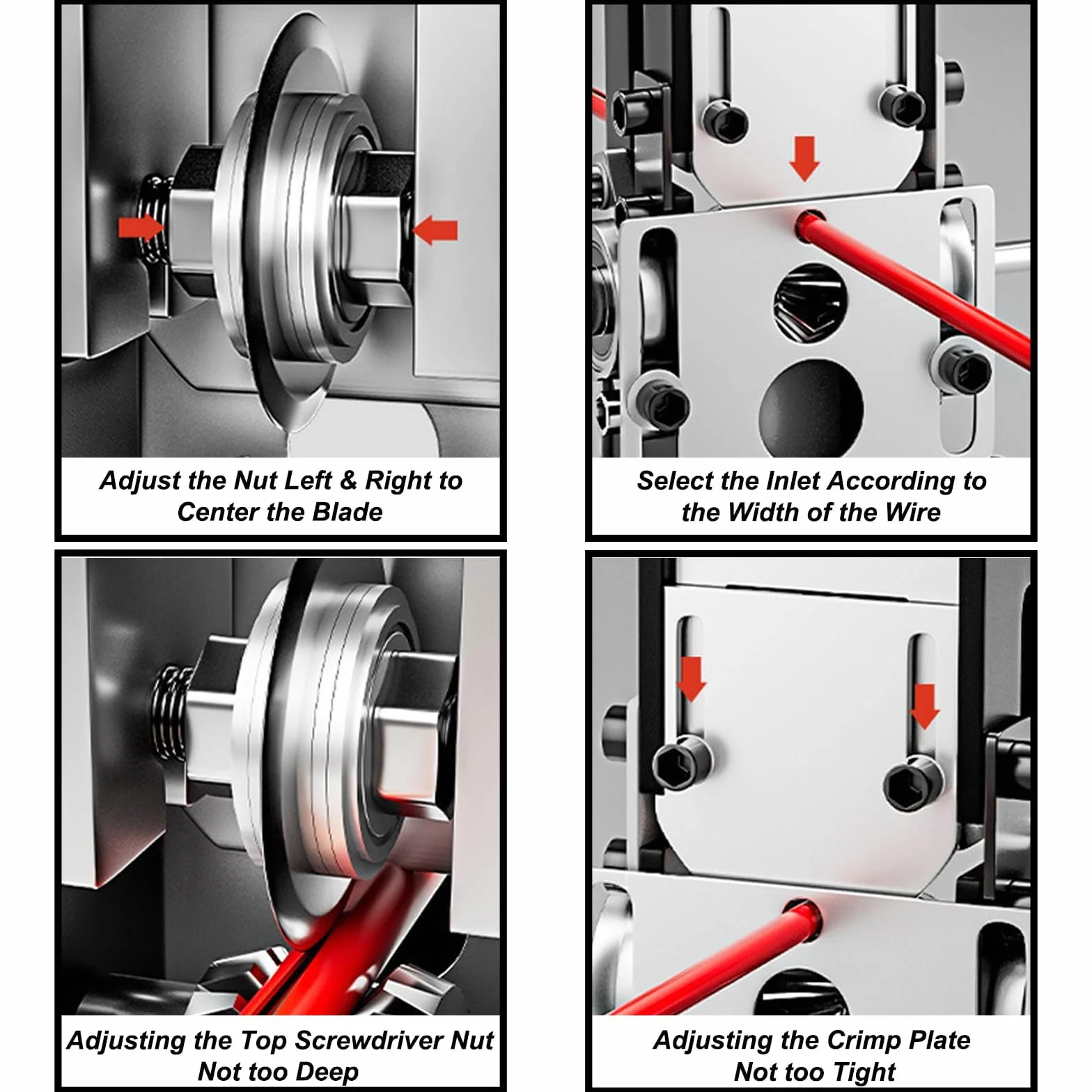 Spelacavi Manuale Lama Acciaio Bianco per Cavo 1-21 mm Spelafili Riciclaggio Fili Scarto