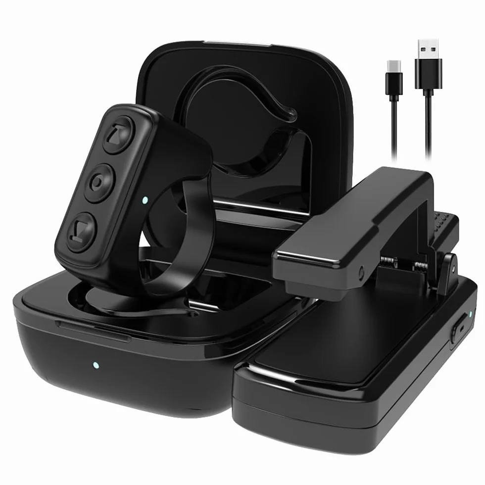 Kindle Page Turner Anello di controllo remoto Bluetooth con 2 modalità Modalità e-book Supporto modalità video breve Supporto per la rotazione delle pagine Regolazione del volume Scatto