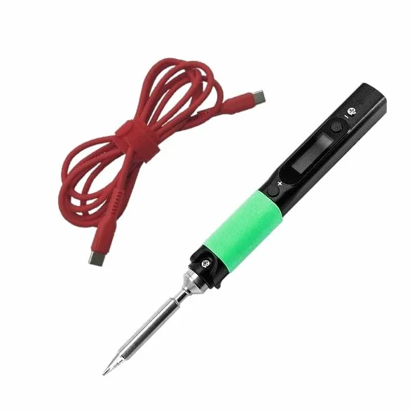 Pinecil V2 Saldatore a Stagno Portatile USB-C PD 12-24V DC5525 Bluetooth Schermo Digitale IronOS