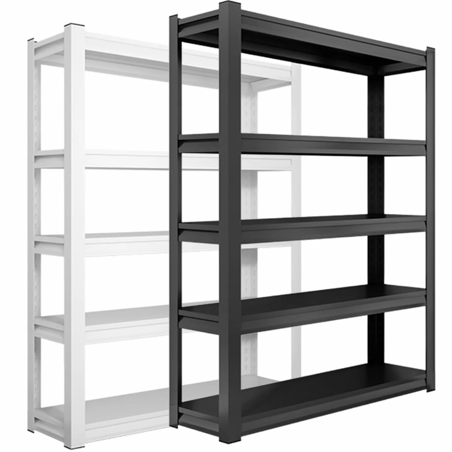 Scaffale in metallo resistente a 5 ripiani, altezza 182,9 cm, regolabile, per garage, 99,1 x 40,6 cm, facile da montare, per magazzini, cantine e soluzioni di nizzazione
