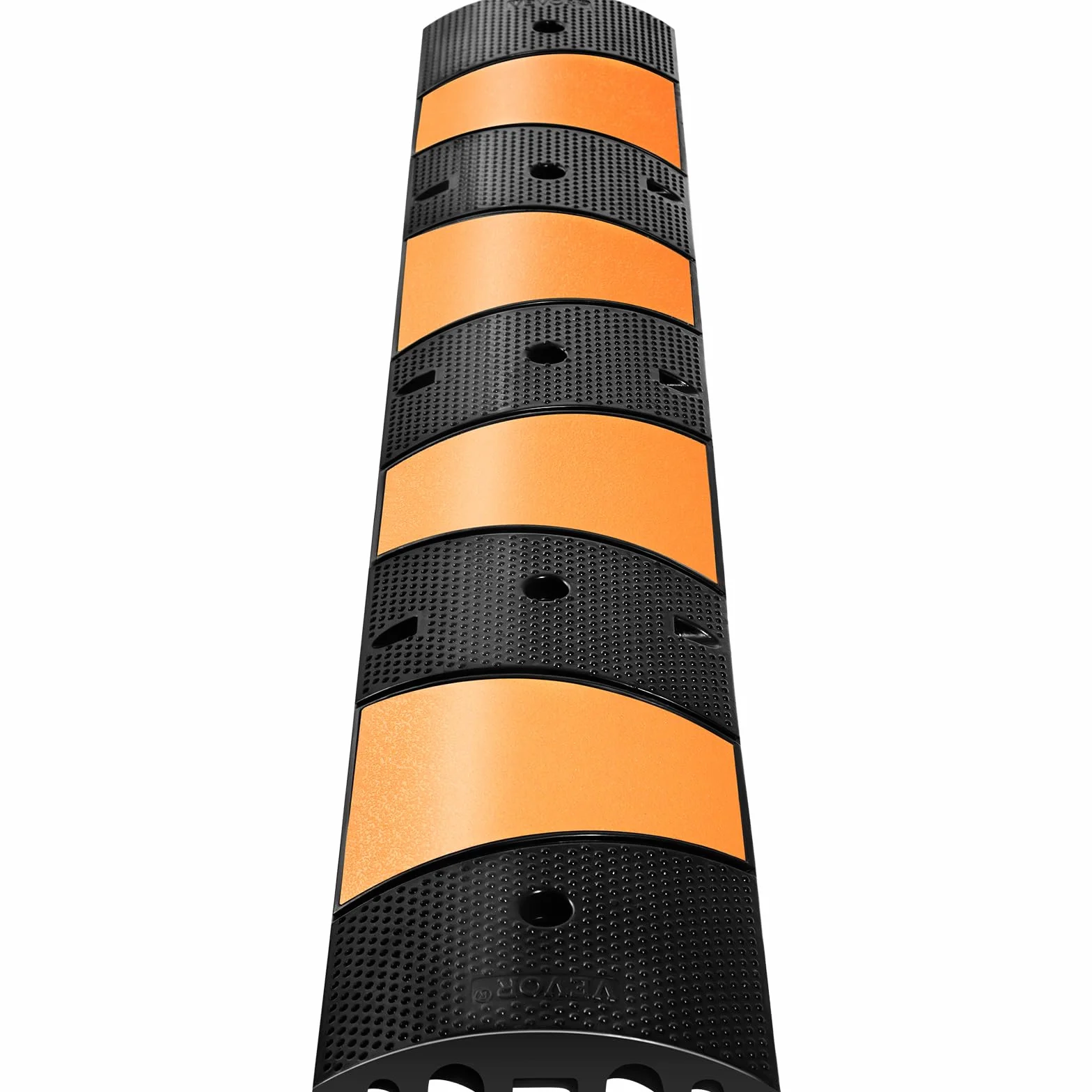 VEVOR Rampa Rallentatore in Gomma 1 Pezzo 2 Canali 185cm 9980 kg Dosso Rallentatore per Strada