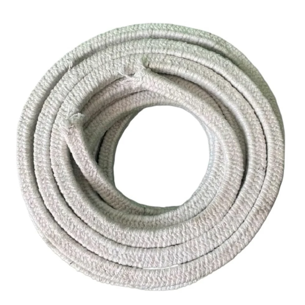 Corda in fibra di vetro per stufe, Corda sigillante quadrata intrecciata in fibra ceramica ad alta temperatura 1M 18x18mm 20x20mm | 20x20mm