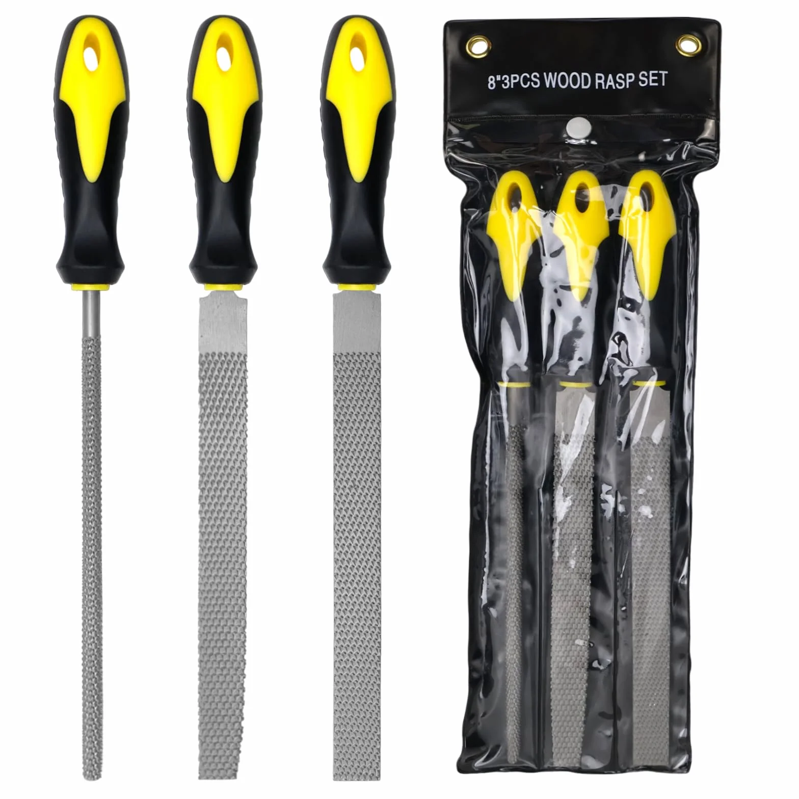 Set di lime per legno e metallo 6 pezzi incl. Raspa per legno mezzotonda per modellare fori e curve in legno duro o tenero, Lima professionale per legno