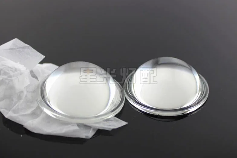 Generico LITAO-XIE, 1 PZ 50mm Dia Vetro Ottico 50mm Lunghezza Focale Ad Alta Potenza LED Plano Lente Convessa Lente di Messa A Fuoco del Proiettore