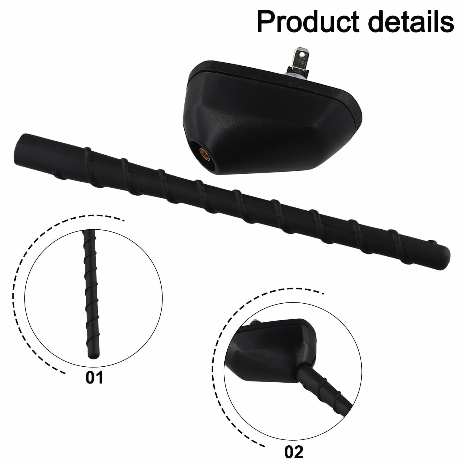 Antenna radio montata sul tetto per Hyundai Tucson IX35 per Kia Sportage 2009-2013 | Per 96210-2S600, 96220-2S000, 96201-2S000 | Costruzione ABS