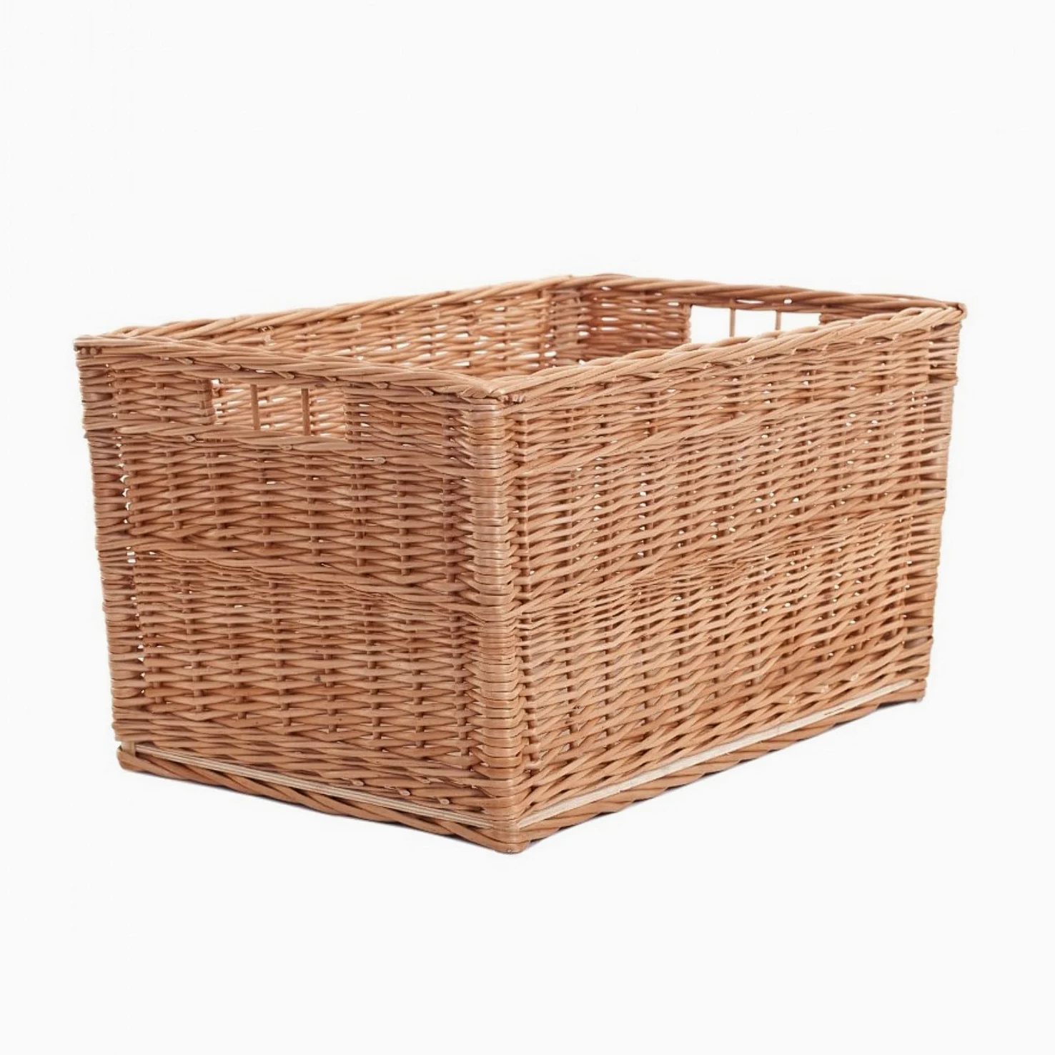 Cesta Portalegna da Interno in Vimini Porta Legna da Interni Fatto a Mano Cesta in Vimini per Legno Cestino per tronchi Ceste per Legna da Interno