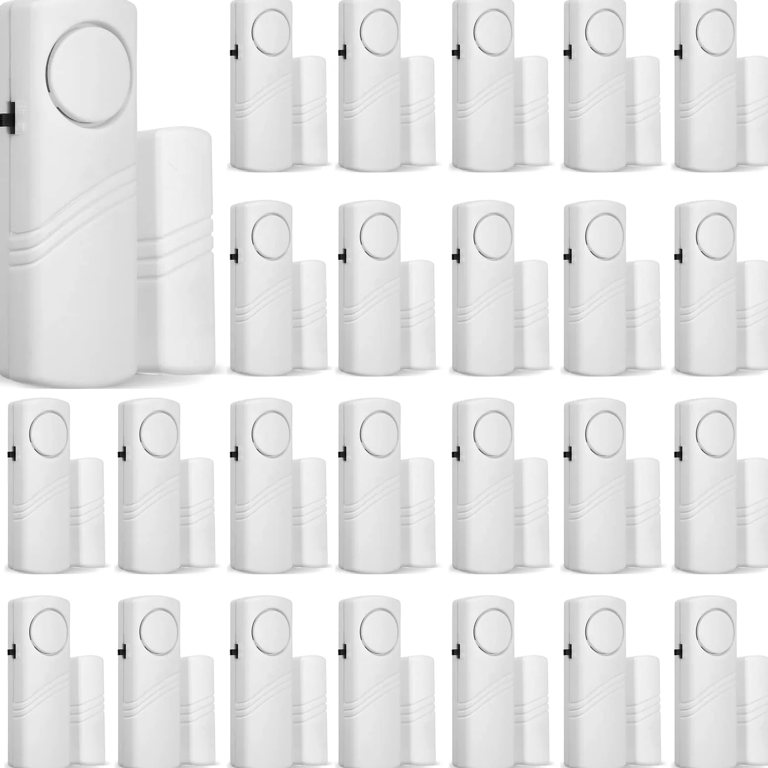 24 allarmi per porte e finestre per la sicurezza domestica allarme di sicurezza per porte e finestre sensori di allarme antifurto antifurto per la sicurezza dei bambini, casa, ufficio, garage,