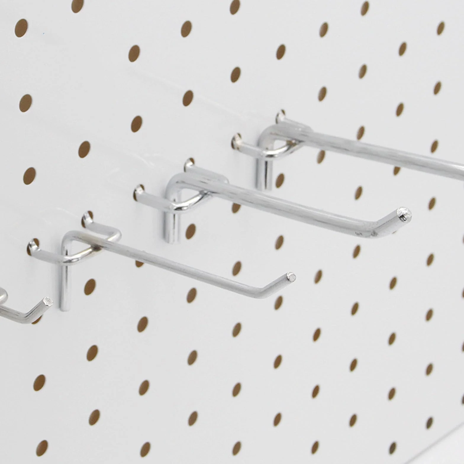 Ganci Singoli per Pannelli Forati in Metallo 50pcs (3.5cm, 8.5cm)
