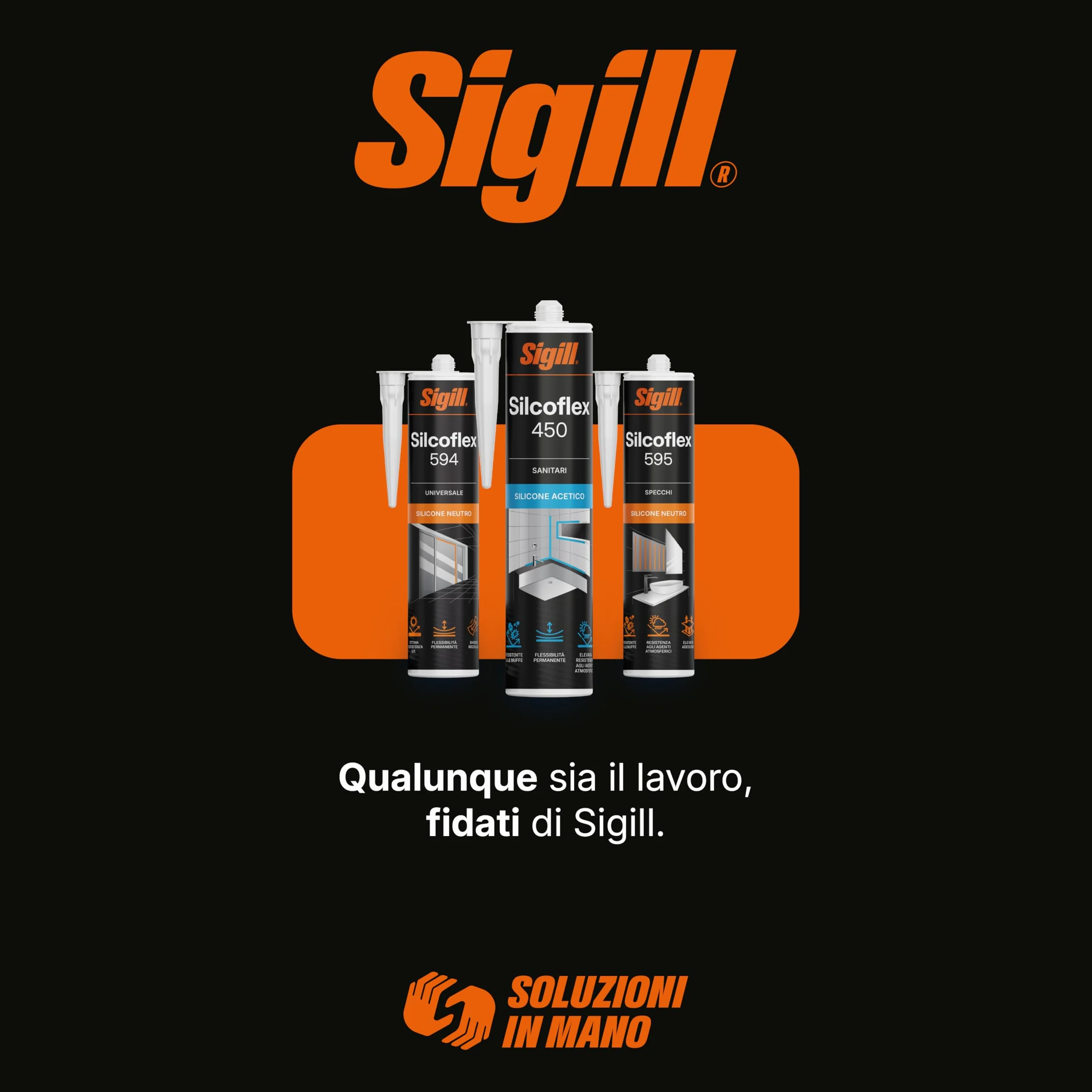 SIGILL Silcoflex 450 Silikon Acetylenowy Biały 280 ml Uszczelniacz do Szkła Ceramiki Aluminium