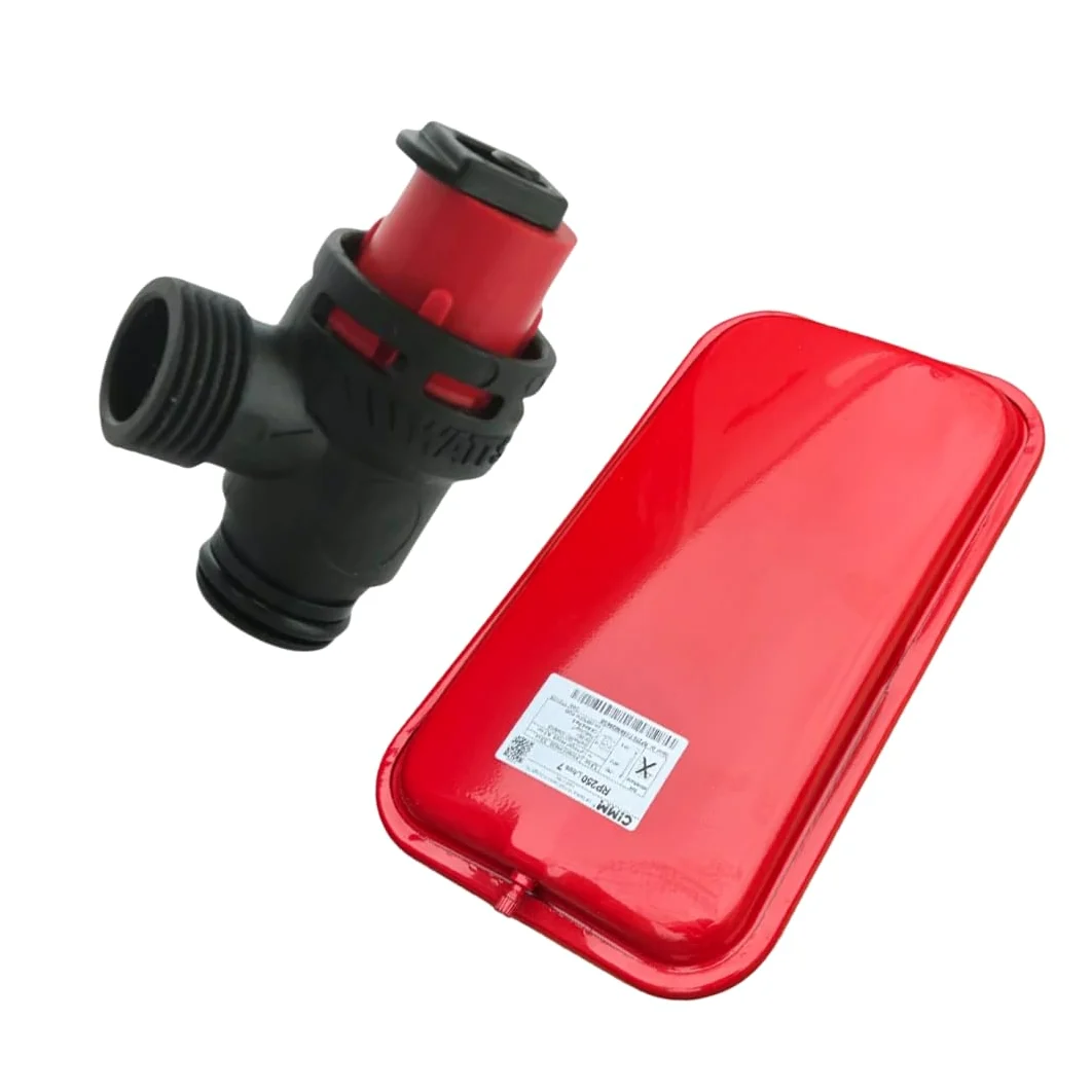 Vaso di espansione caldaia & PRV - Compatibile con Potterton Promax Combi ERP Series - 7661826 & BI1462100