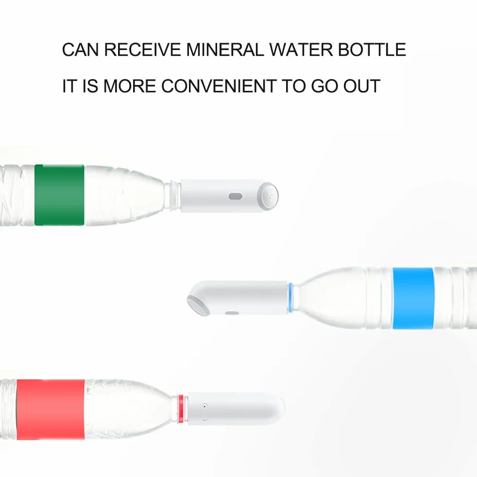 Bidet da viaggio portatile, spruzzatore personale portatile ricaricabile con bottiglia 4 modalità IPX7 impermeabile senza BPA per la pulizia della toilette per l'igiene femminile