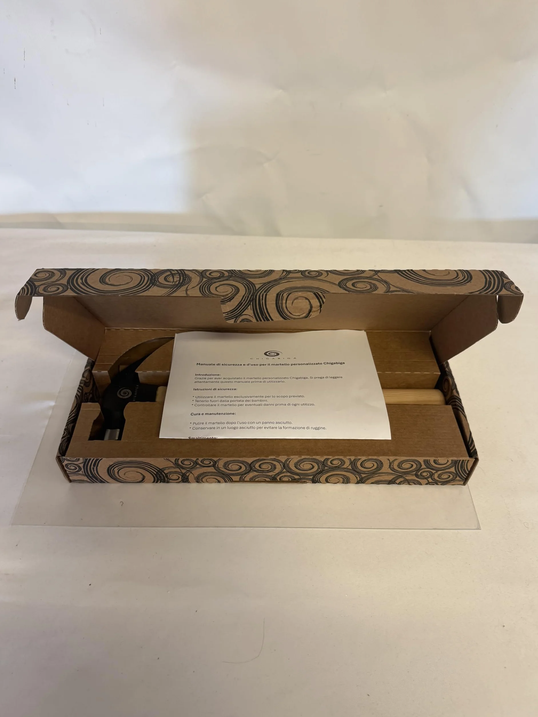 Martello PERSONALIZZATO con le tue stesse parole, regali originali per uomo, Natale, festa del papà, compleanno, fidanzato, San Valentino. Inciso a laser. Martelli da carpentiere di dimensioni reali
