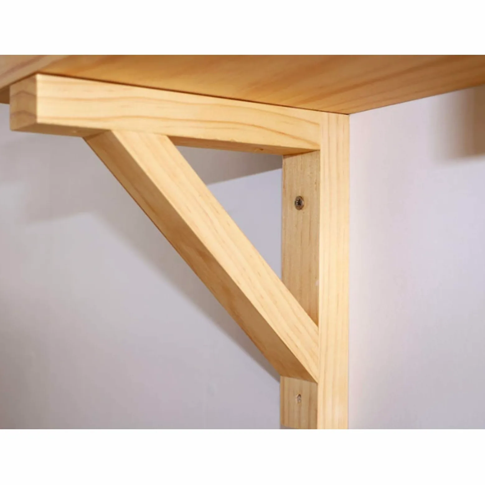 90 Gradi Supporti Angolo Staffe per Mensole,Legno Massiccio Mensola aTriangolo Staffa per Mobili,Decora la Cucina,Bagno,Diy Mensola Legno,con Viti,2 Pz (35cm/13.78in)