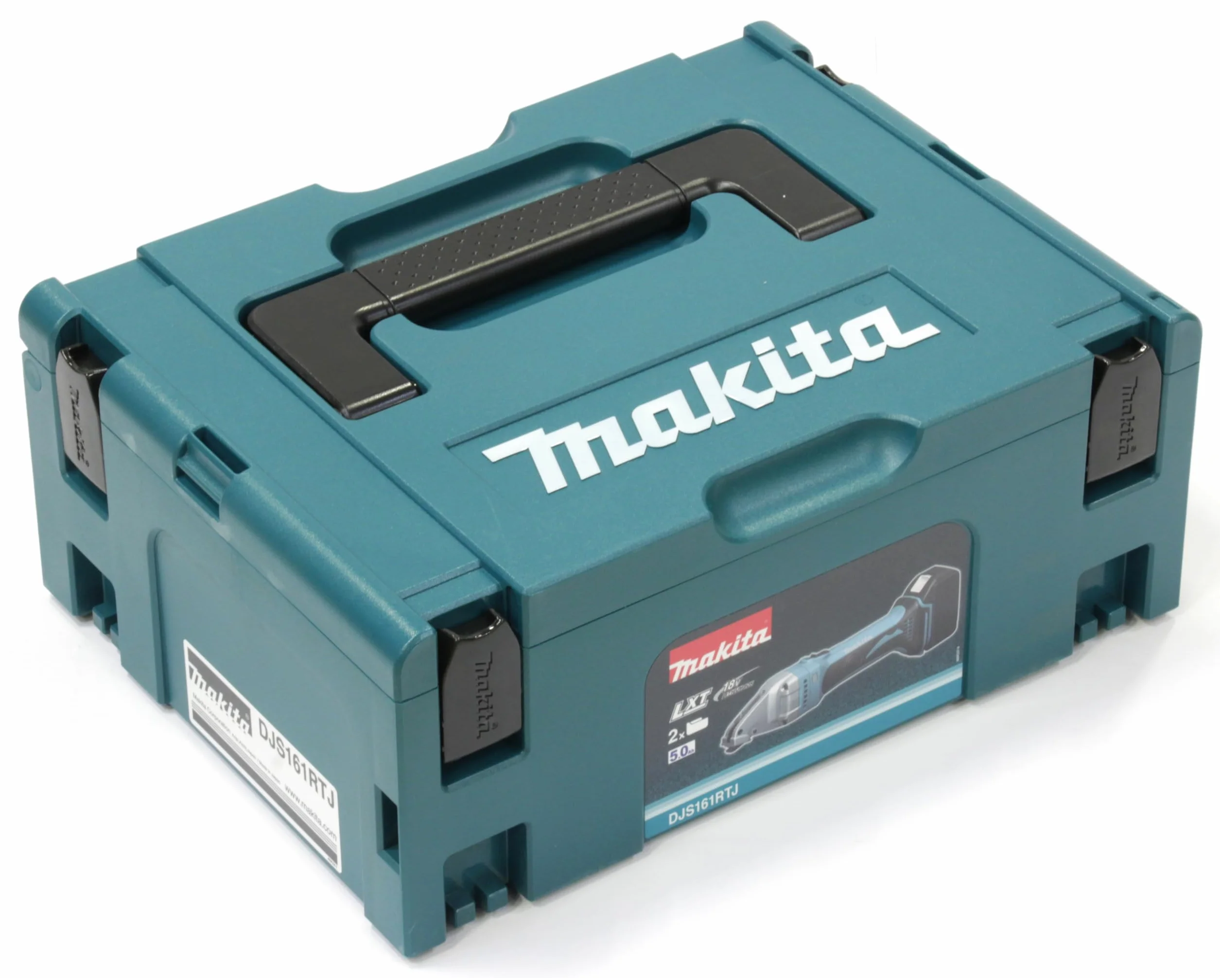 Makita DJS161RTJ Forbici per lamiere a batteria 18 V 5,0 Ah 1,6 mm 2 batterie e caricatore MAKPAC