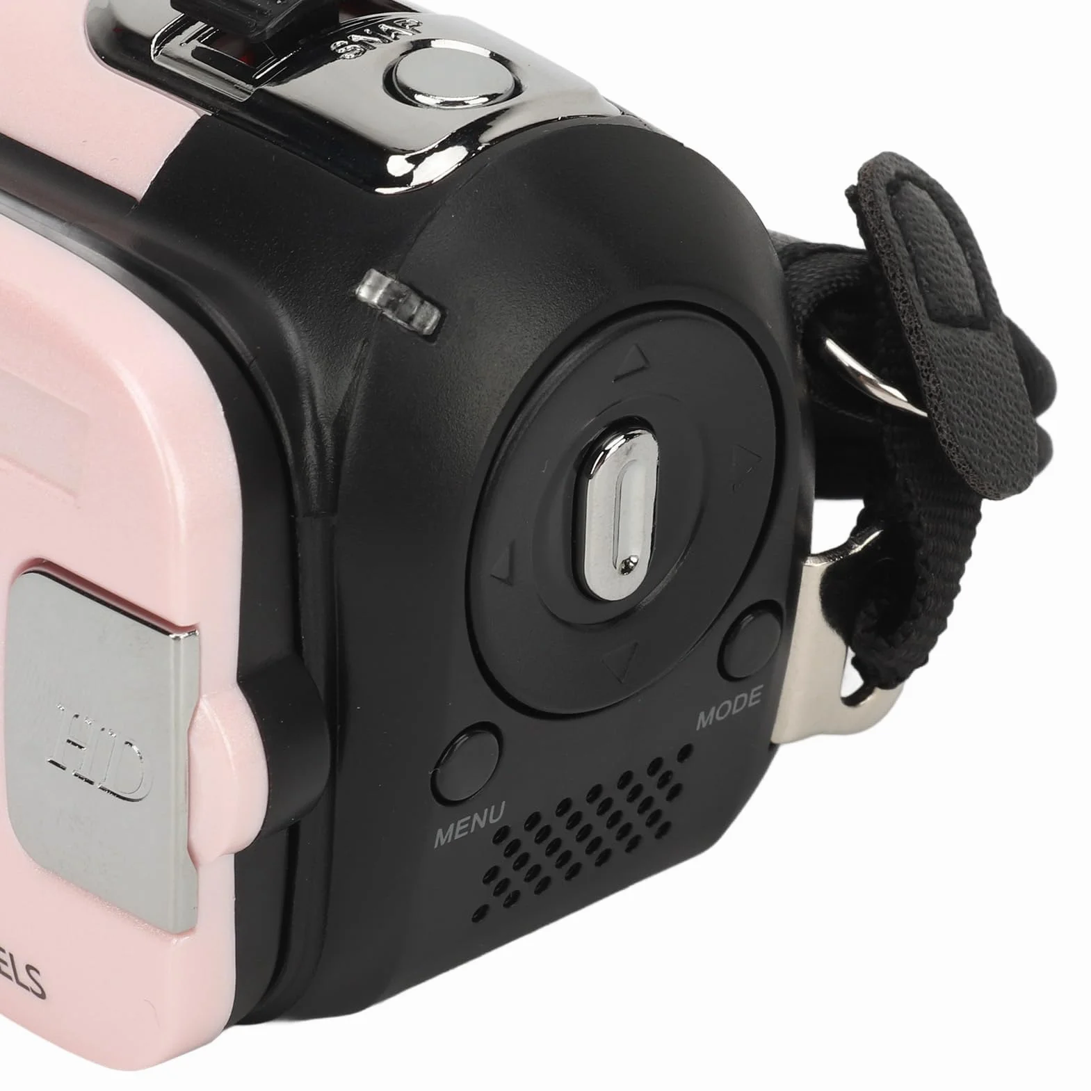 Fotocamera Digitale HD 1080P, Videocamera per con Zoom 16X con Schermo Ruotabile da 2,4 Pollici per la Fotografia, Fotocamera Selfie Portatile da 16 MP con Luce di (PINK)