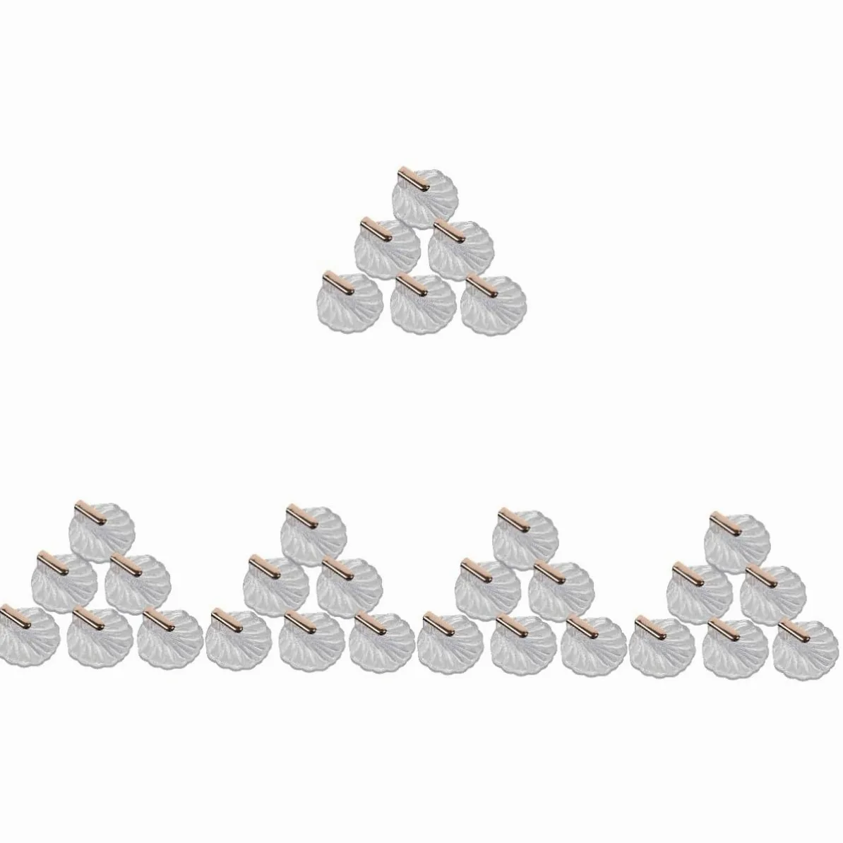 POPETPOP 30pezzi Ganci Adesivi Multifunzionali Trasparenti Da Resistente Per Appendere Asciugamani e Accessori Bagno Cucina e Camera Da Letto