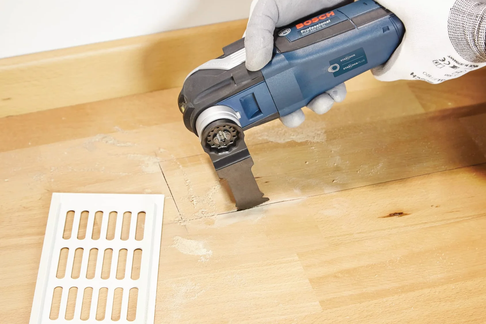 Bosch Home and Garden AII 65 BSPB Accessorio multiutensile Legno duro Curvo Nero