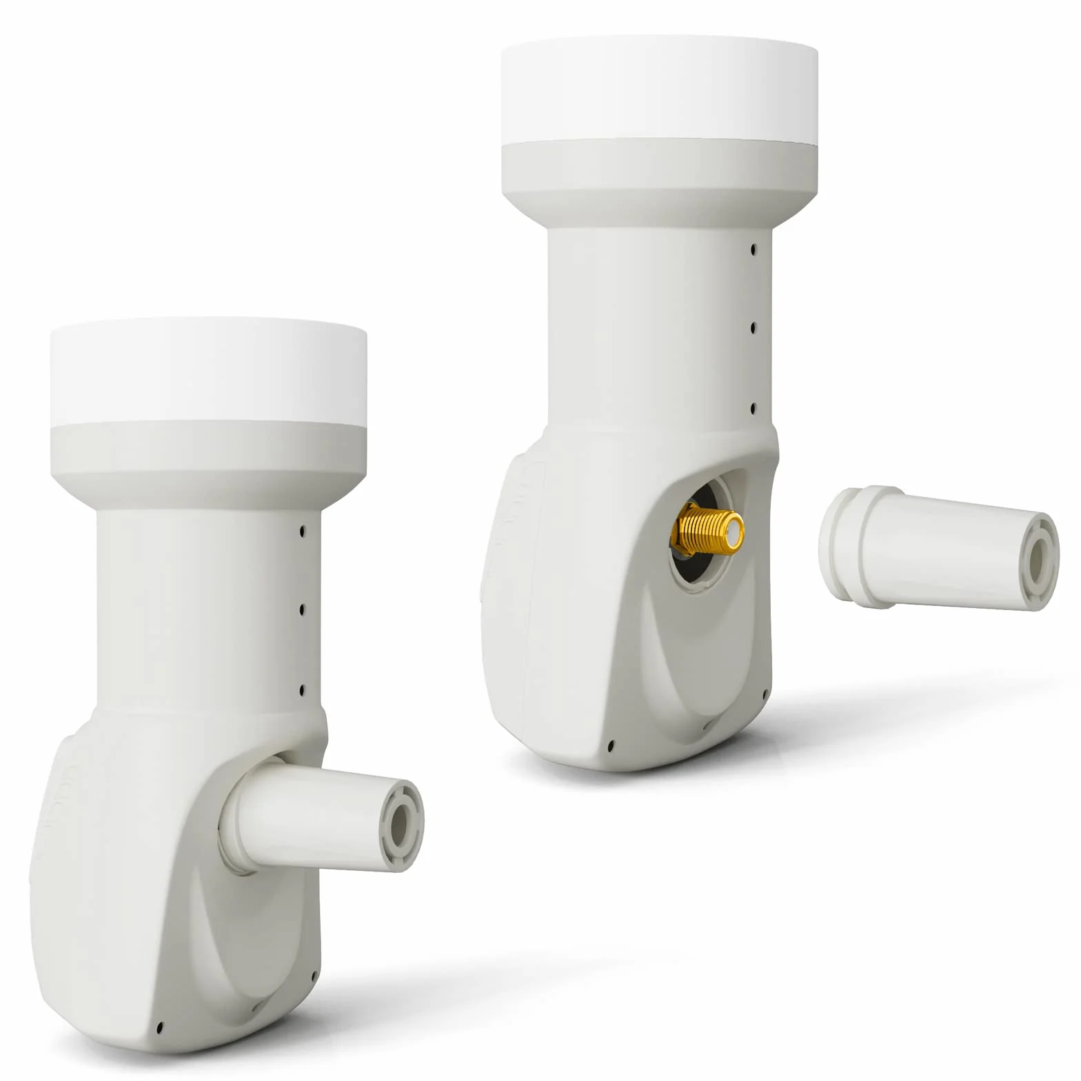 HB DIGITAL - Impianto mini satellitare, 40 cm, parabola + treppiedi da campeggio (opzionale) + Opticum LNB 0,1 + cavo da 10m