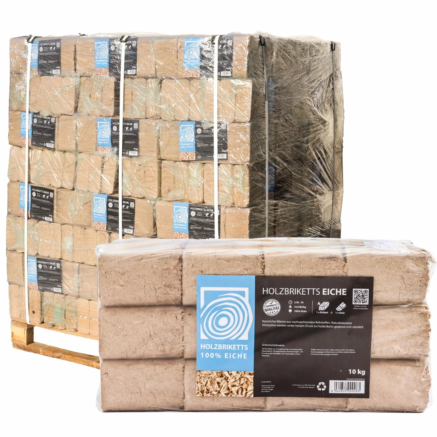Brykiety drzewne RUF dębowe 20kg do kominka i pieca