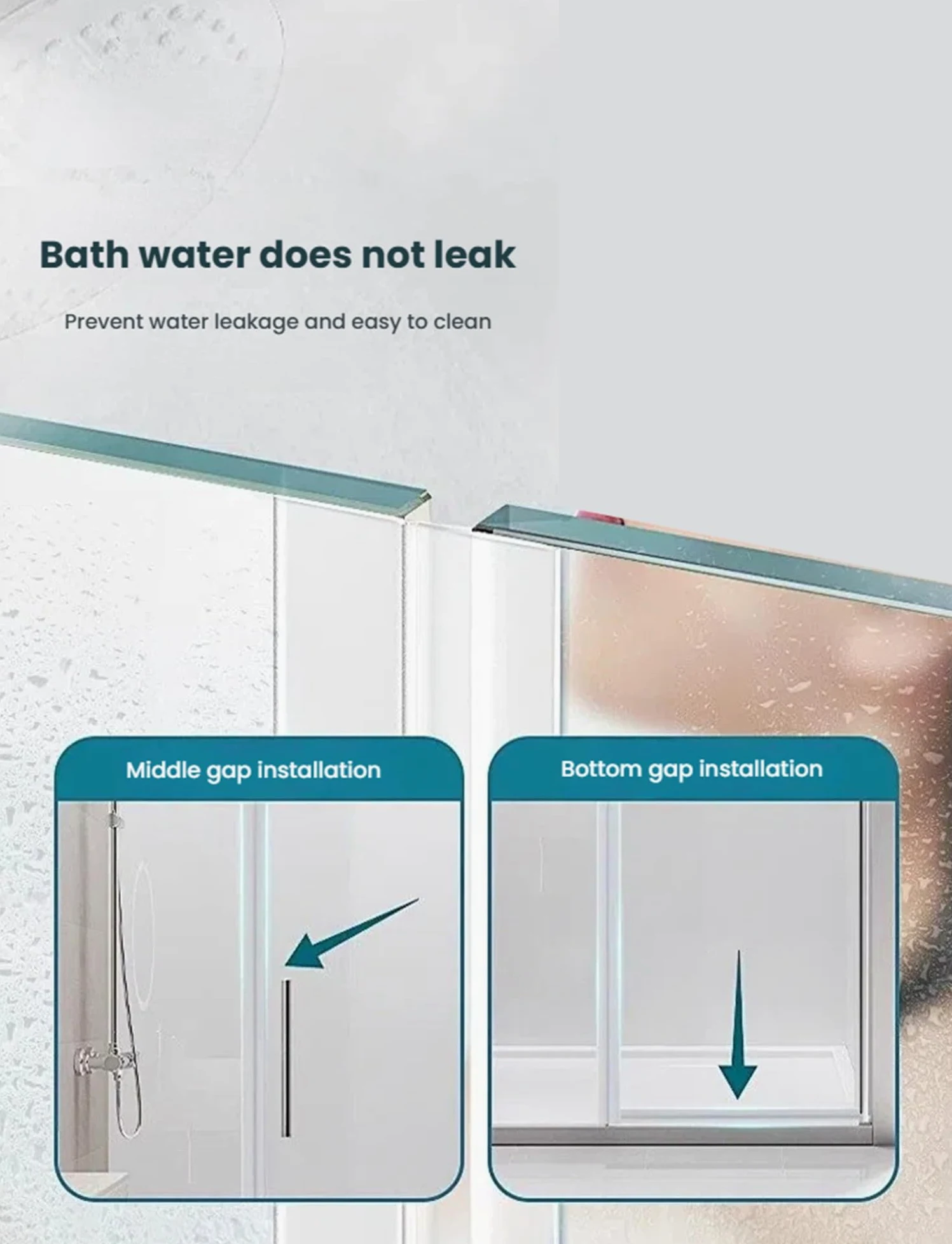 Nastro isolante isolante per porte e finestre, antivento, insonorizzante, per uso domestico e bagno, soluzione di tenuta ad alta efficienza energetica