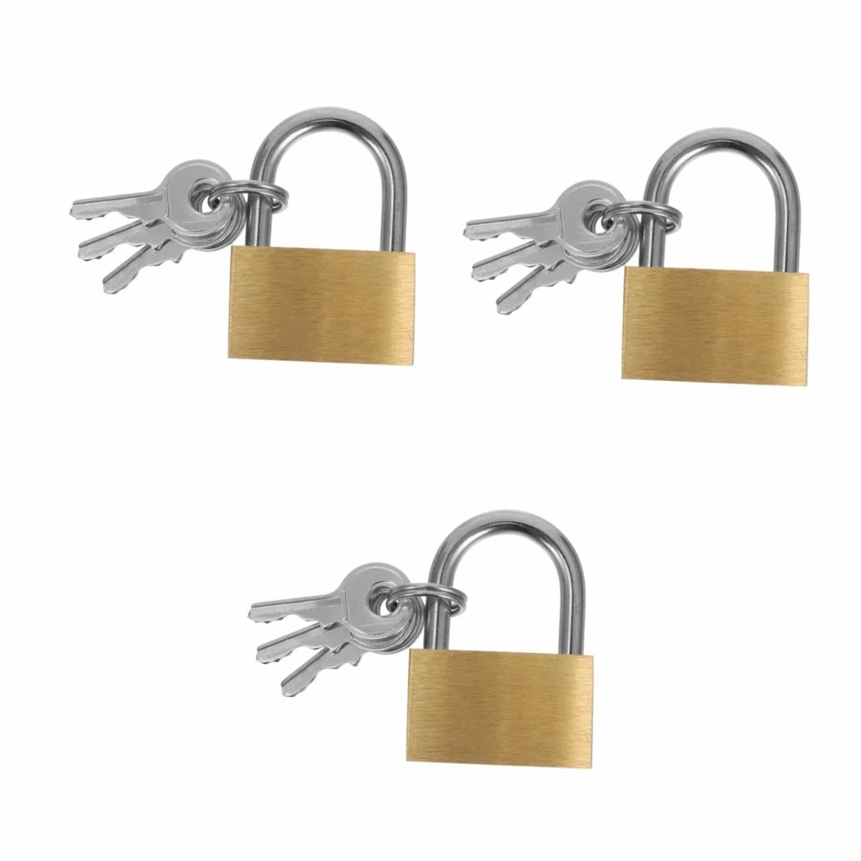 12pezzi Padlock Per Armadietti Stoccaggio e Recinzioni Serrature Chiave Multifunzionale Per Casette