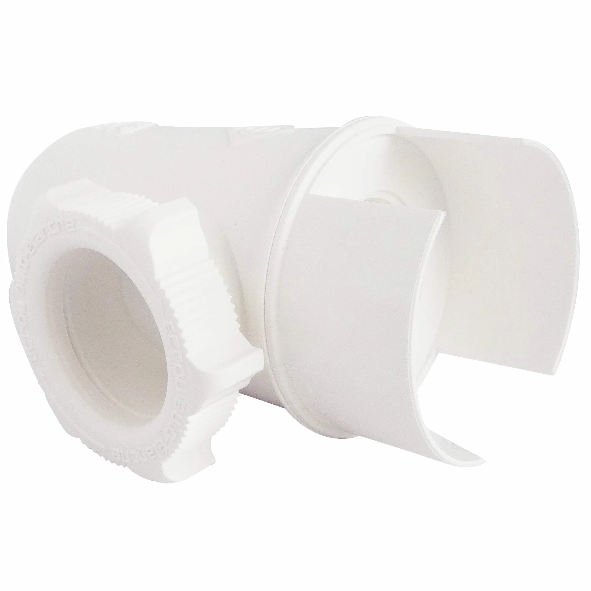 SOMATHERM FOR YOU - Sifone NF auto sigillato con deflettore per gruppo di sicurezza di serie - Installa semplicemente avvitando, Grigio