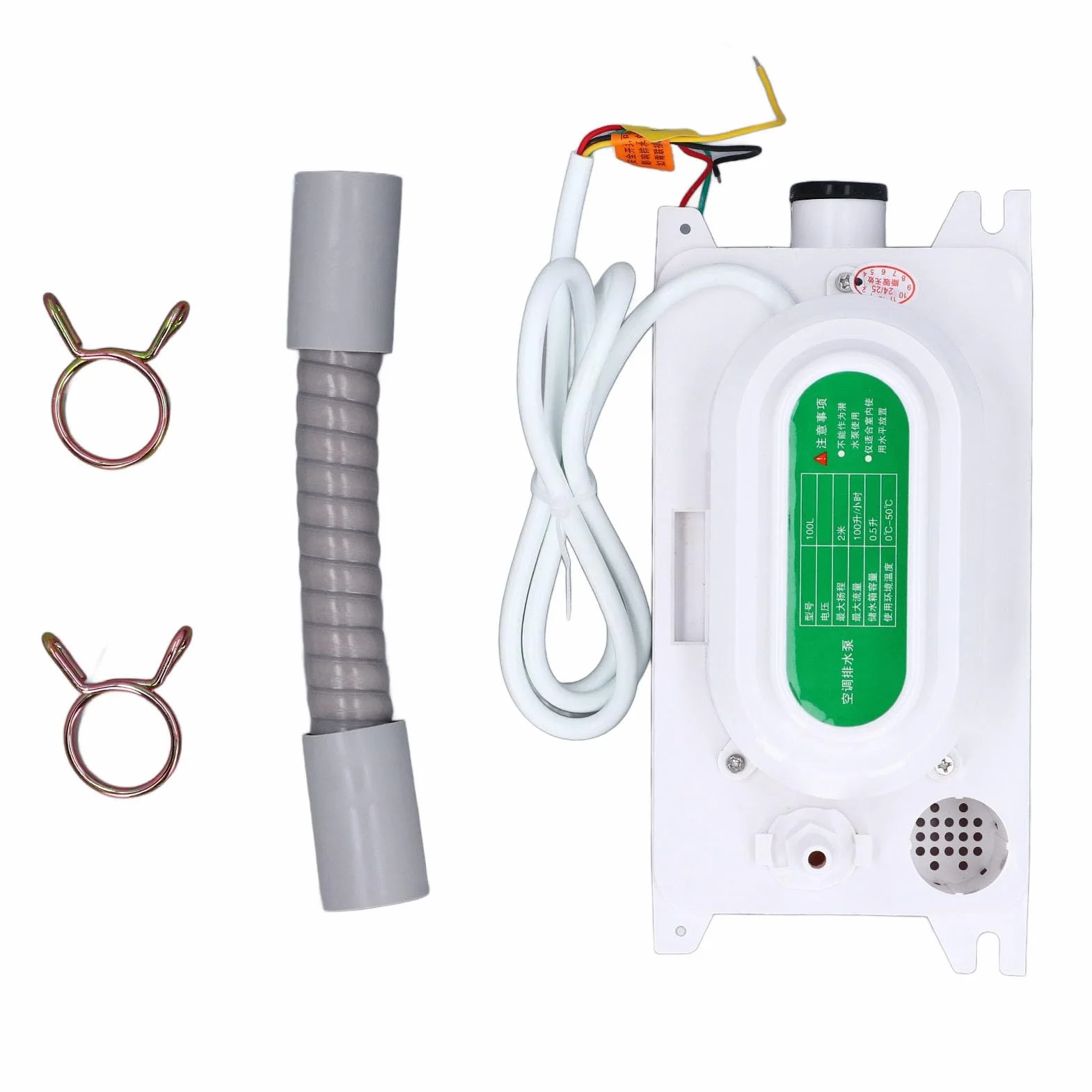 Scarico per Rimozione Sollevamento HVAC con Pompa Automatica della Condensa Premium, Portata 100 L/h con Serbatoio 'acqua 0,5 L, Ideale per Produttori di Ghiaccio Commerciali