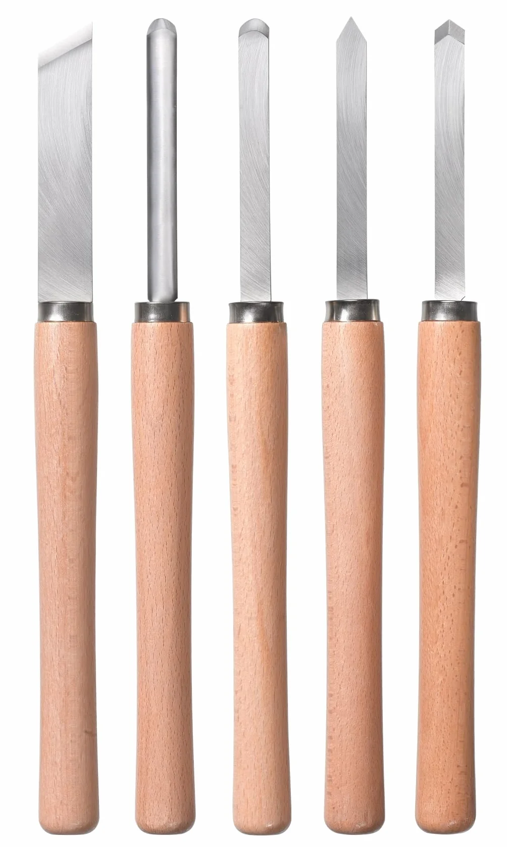 Einhell Set di 5 Scalpelli per Tornio in Acciaio Massiccio