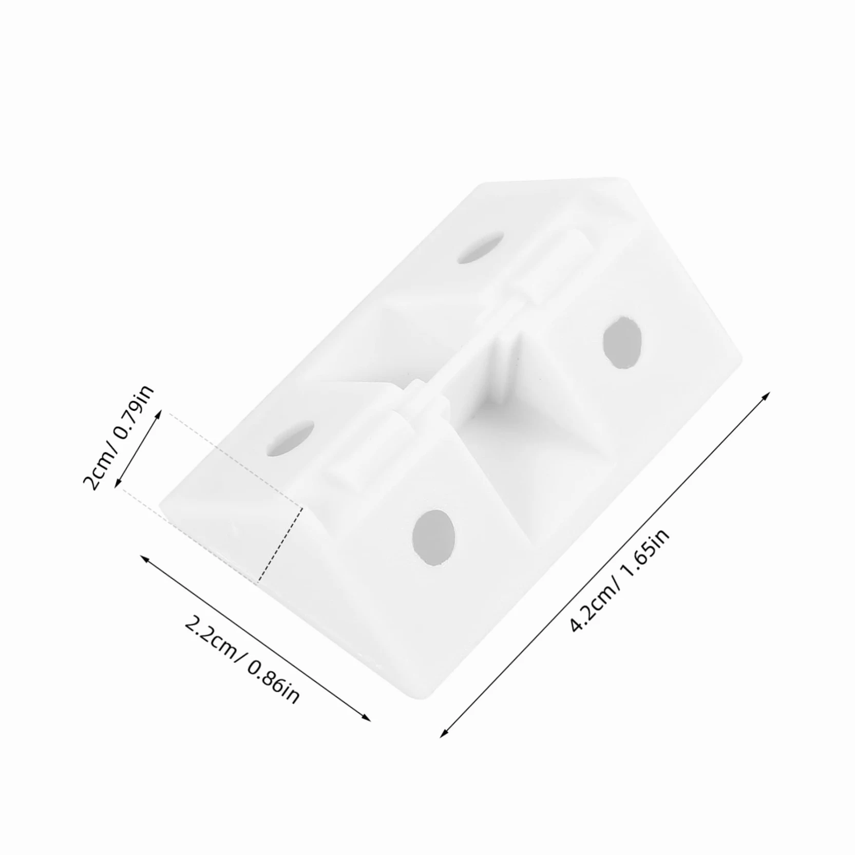 jojofuny 100pezzi Staffe Angolari Copertura Per e Facile Installare e Resistente Per e