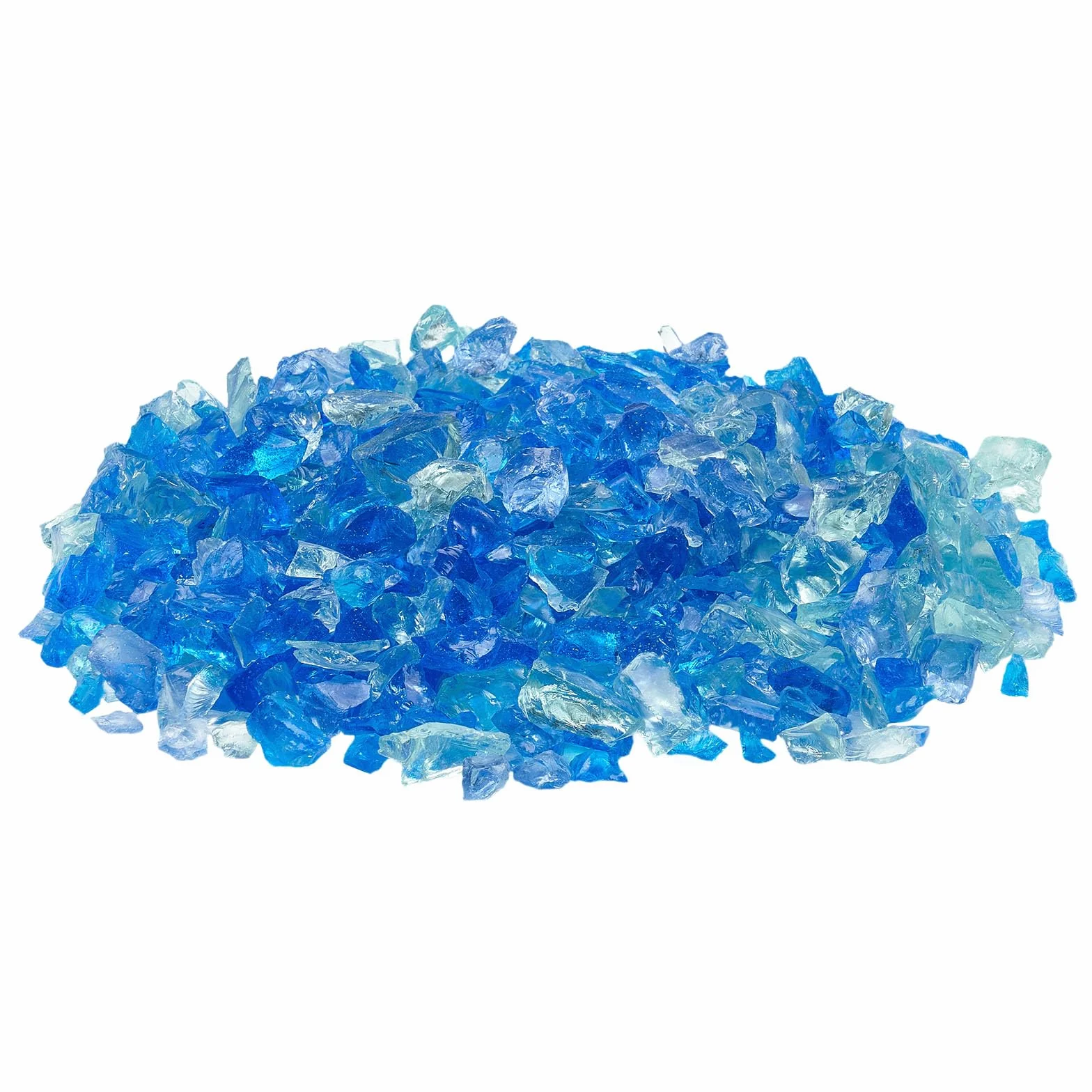 VEVOR Pietre per Caminetto 4,5 kg Riflettenti 19,05 mm Blu Acqua