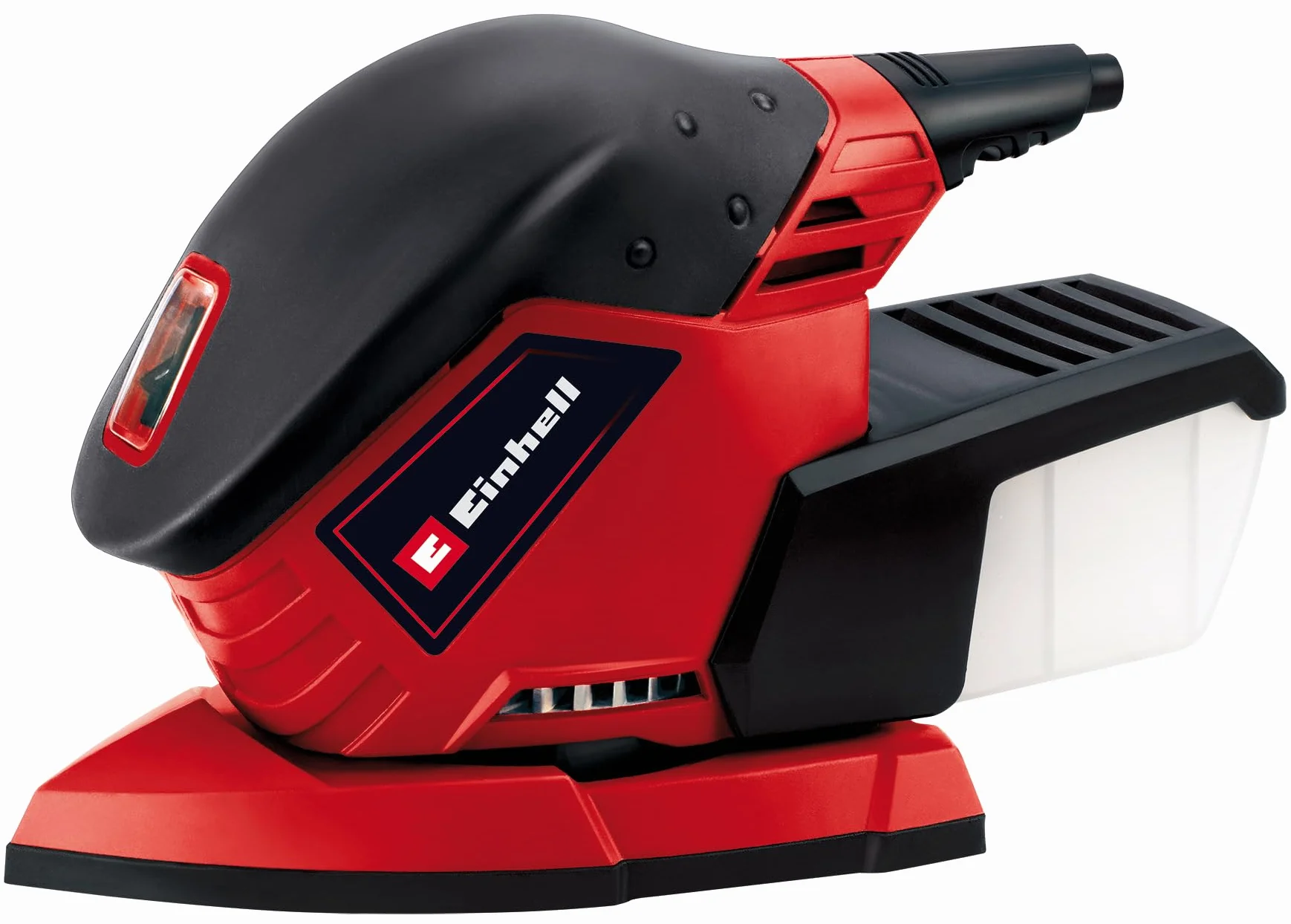 Einhell TE-OS 1320 LEVIGATRICE ORBITALE PALMARE (tensione 220 V, potenza 130 W, oscillazioni al min. 24000, ampiezza oscillazioni 2 mm, platorello 150 x 150 x 100 mm, Inclusi 3 fogli carta abrasiva)