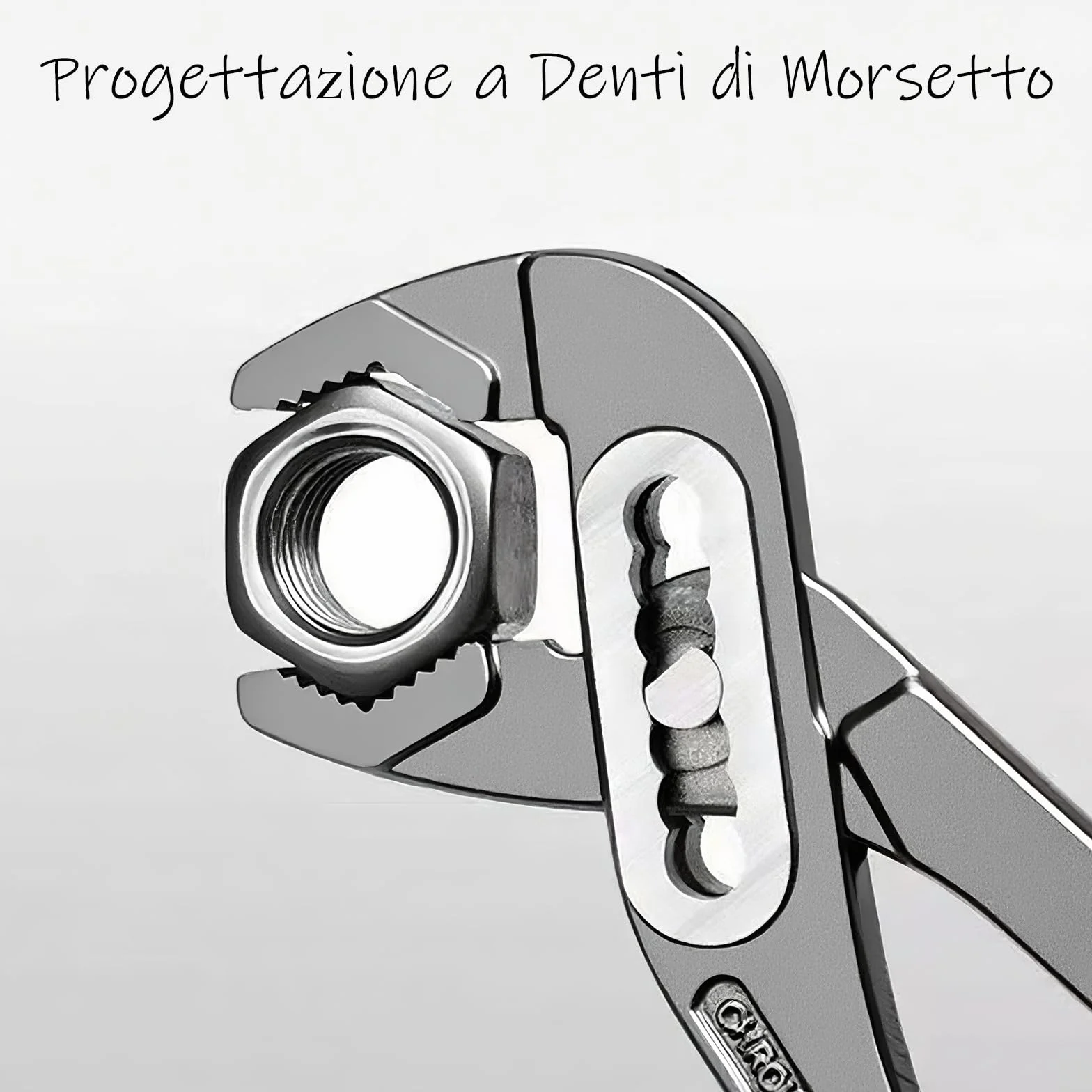 Pinza Pappagallo 23.5cm 7-Posizioni Regolazione Antiscivolo Alta Coppia Antiruggine