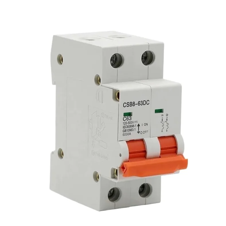 Interruttore Magnetotermico Differenziale 1P 2P 3P 4P DC 250V-1000V 10Mini Solare MCB Fusibile Sistema Fotovoltaico Energia 3/6/10/16/20/25/32/40/50/63/80/100/125A(4,125A)