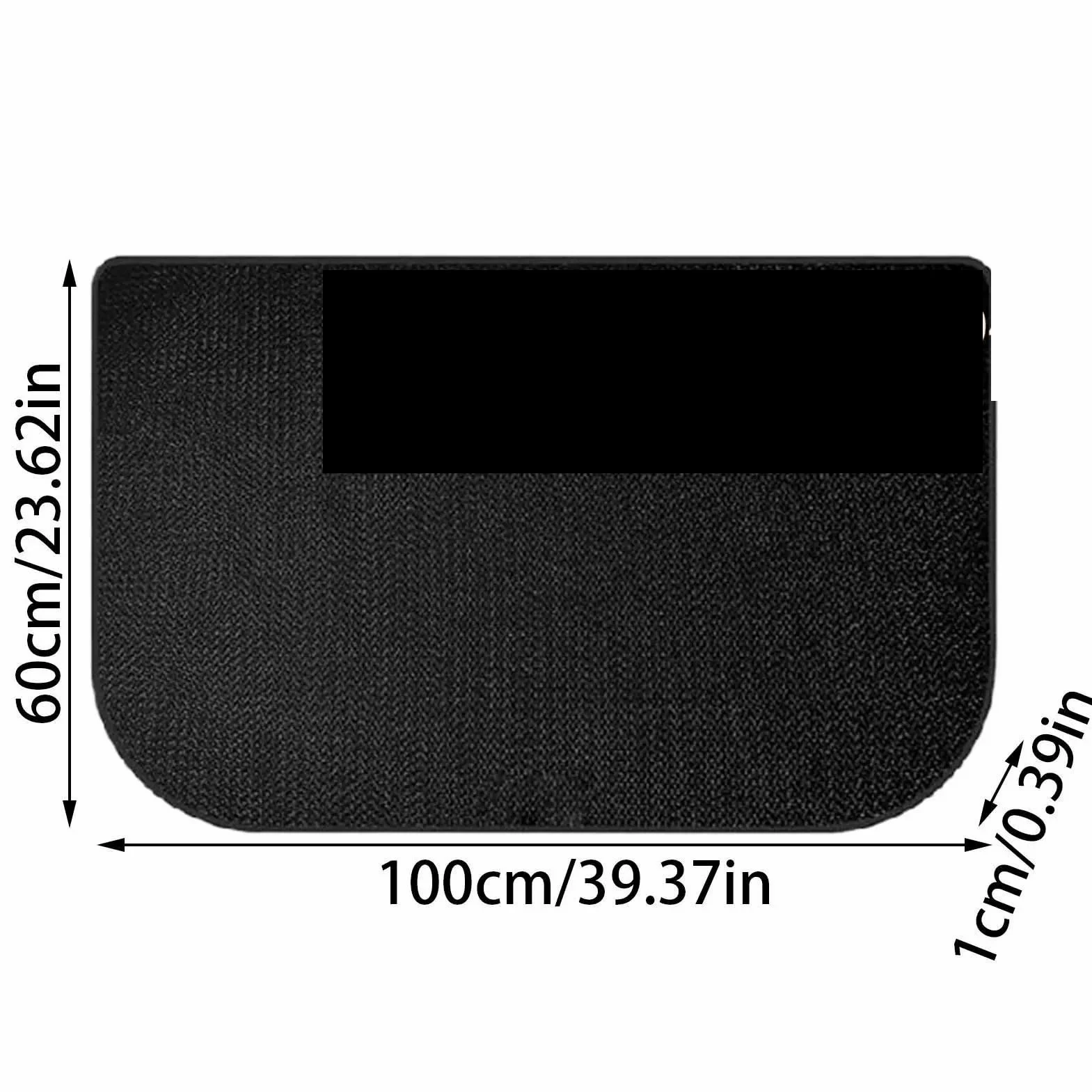 Tappeti Per Camino Tappetino for caminetto Tappeto ritardante resistente al calore for proteggere i pavimenti(1.0MM102 50CM)