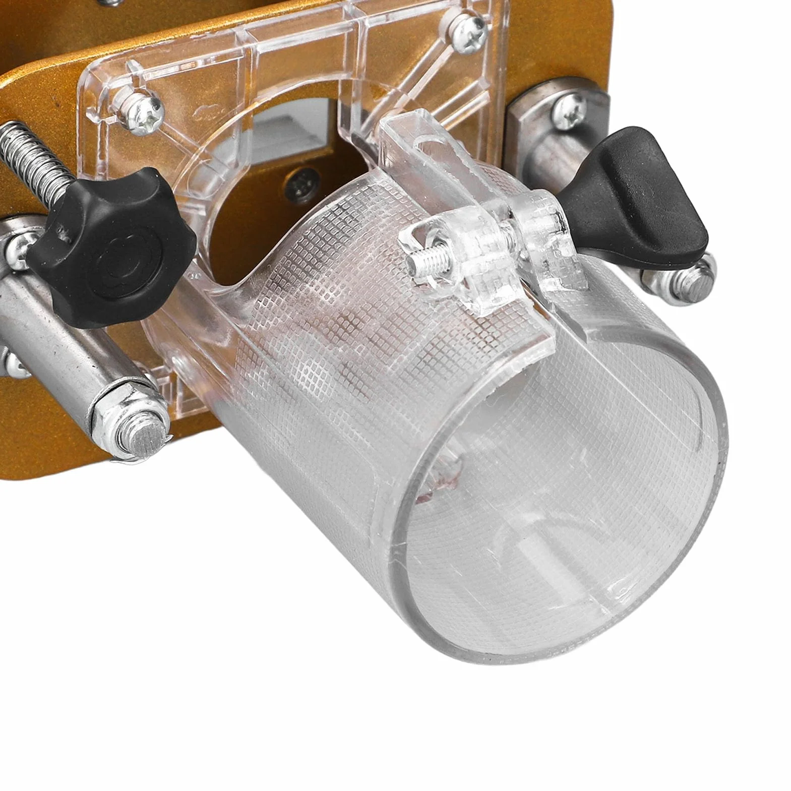Mortasatrice 2 in 1, Localizzatore di scanalature per fresatrice per legno, Mortasa e tenone in acciaio inossidabile