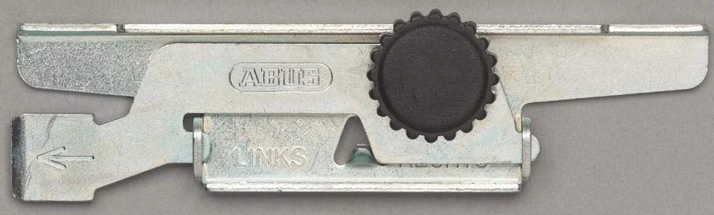 Abus Rs97 Blocco per Tapparelle, Sistema Antieffrazione e Anti-Sollevamento per persiane, Montaggio Senza Foratura e Viti, Livello di Sicurezza: 2, 33689, 2 Set